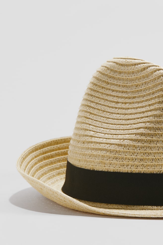 Strohhut-Hellbeige - 2