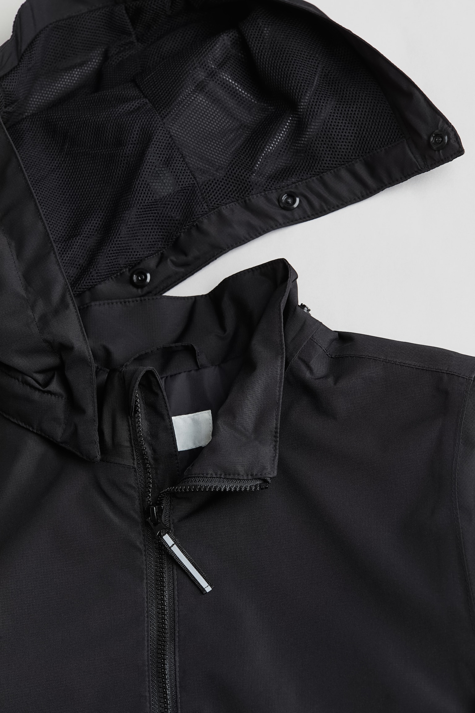 Lightweight Rain Jacket - Black - 2