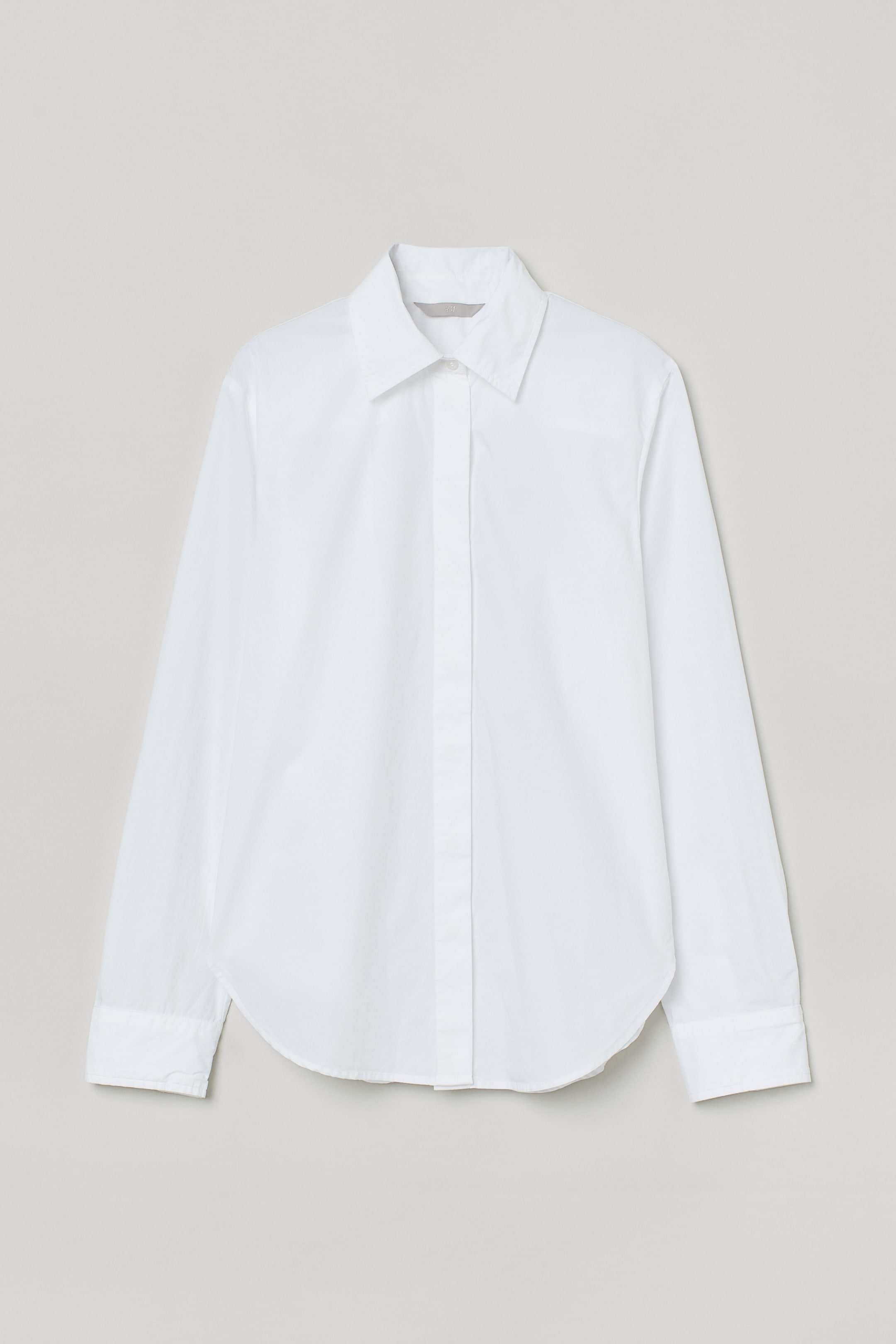 Cotton shirt - White - Ladies | H&M GB