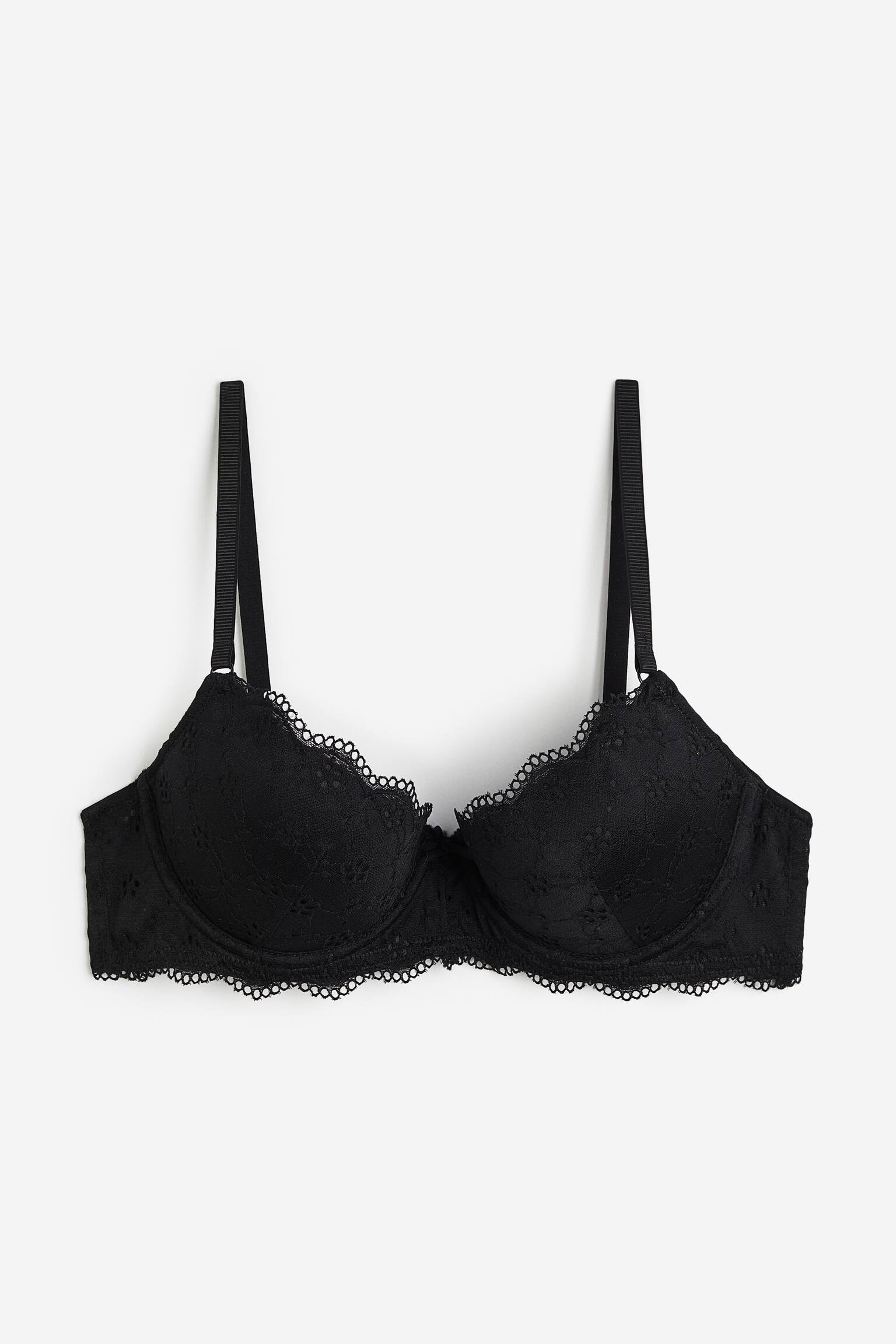 Áo lót ren nâng ngực - Màu đen - 1