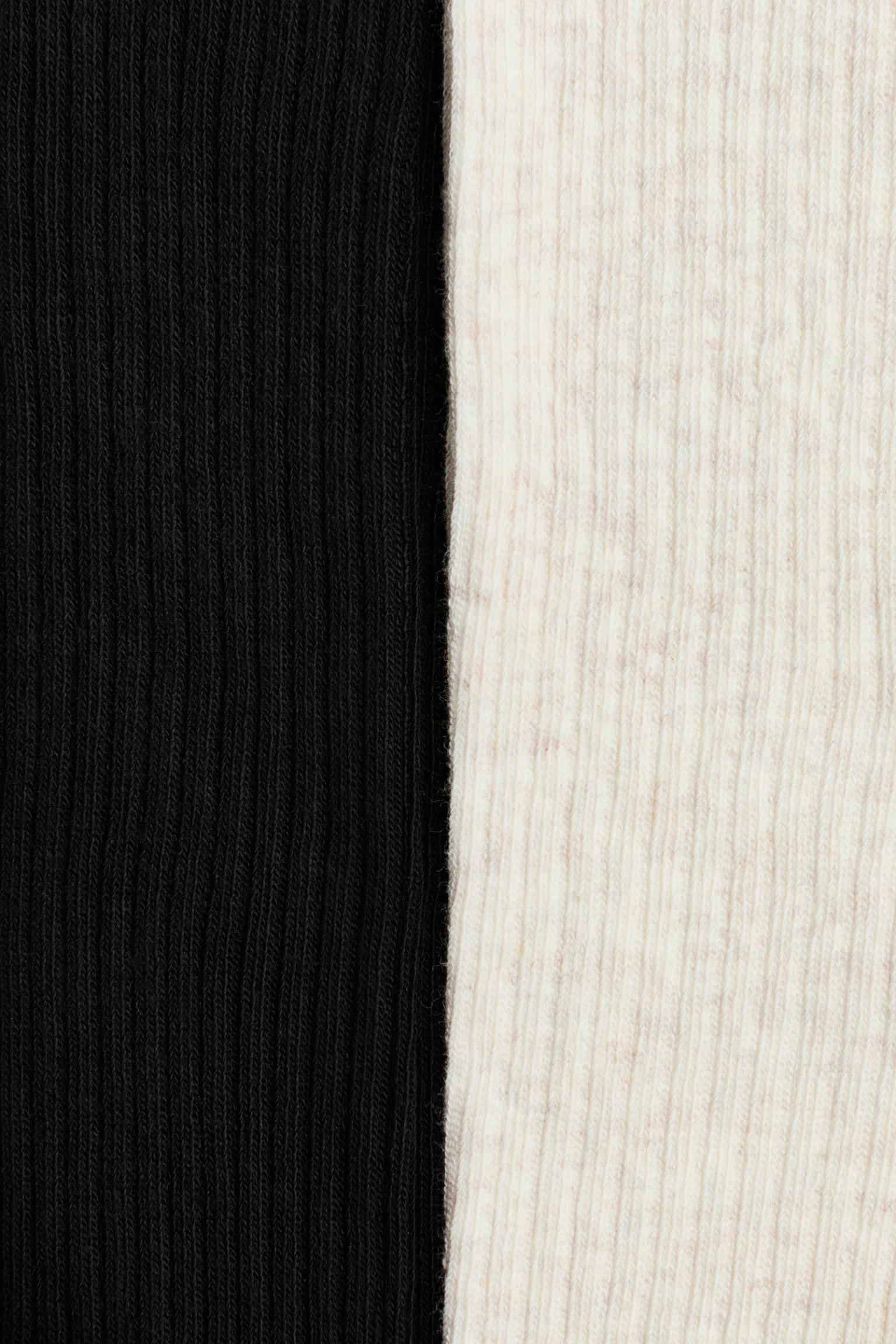 2-pack tights - Black/Light beige marl/Dark grey marl/Light grey marl - 2
