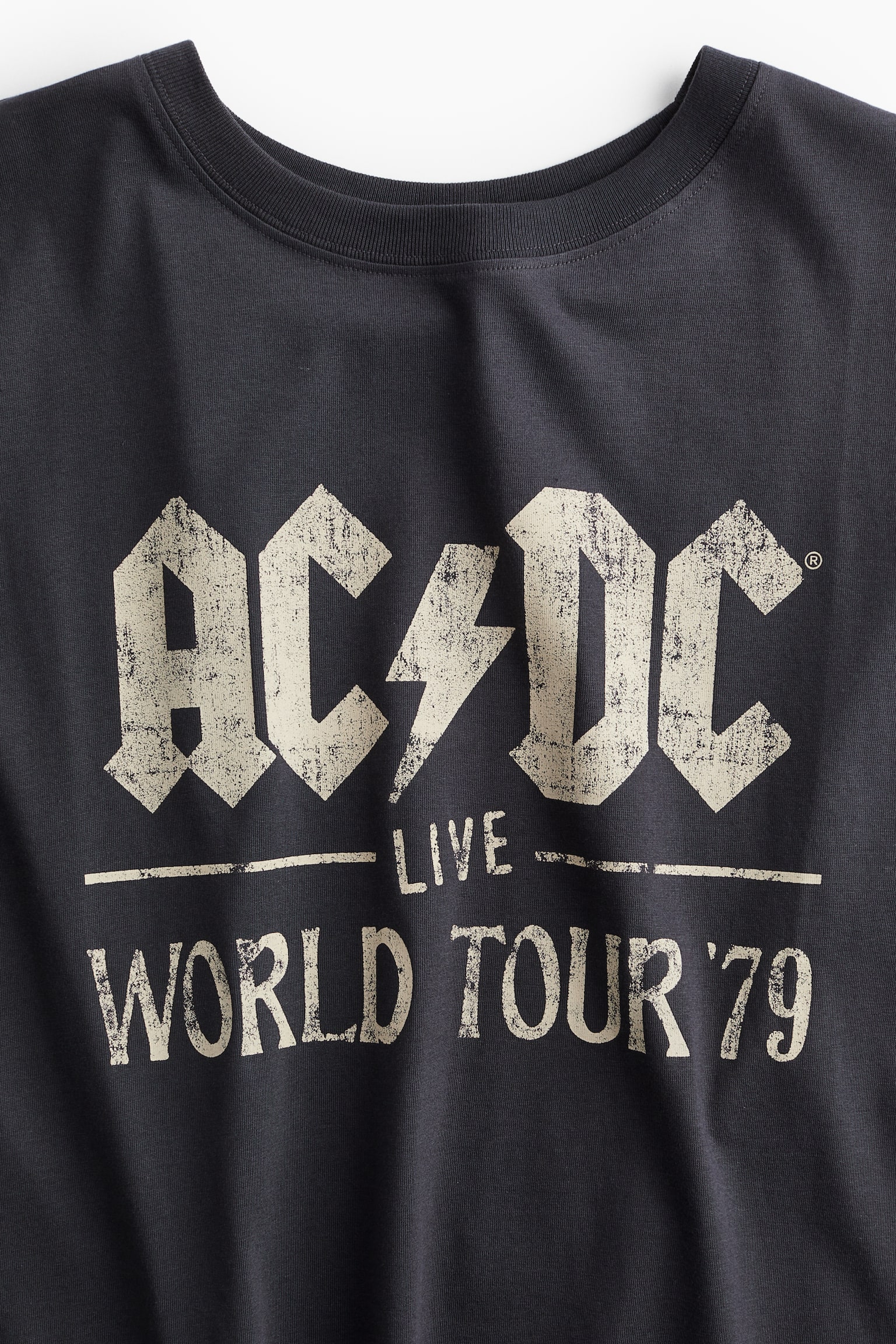 Oversized printed T-shirt - Dark grey/AC/DC/Dark grey/George Michael/White/The Beatles/White/The Rolling Stones/Grey marl/Stanford University/Beige/Nirvana/White/The Rolling Stones/Cream/Smiley® Originals/Cream/Nirvana/Dark grey/AC/DC/Dark grey/Nirvana - 3