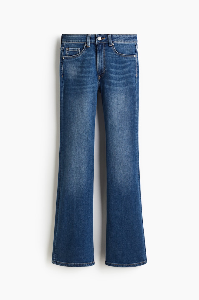 Flared High Jeans - Washed denim blue/Denim blue/Light denim blue/Black/Washed out/Denim blue/Dark denim blue/White/Pale denim blue/Pale denim blue/Washed grey - 1