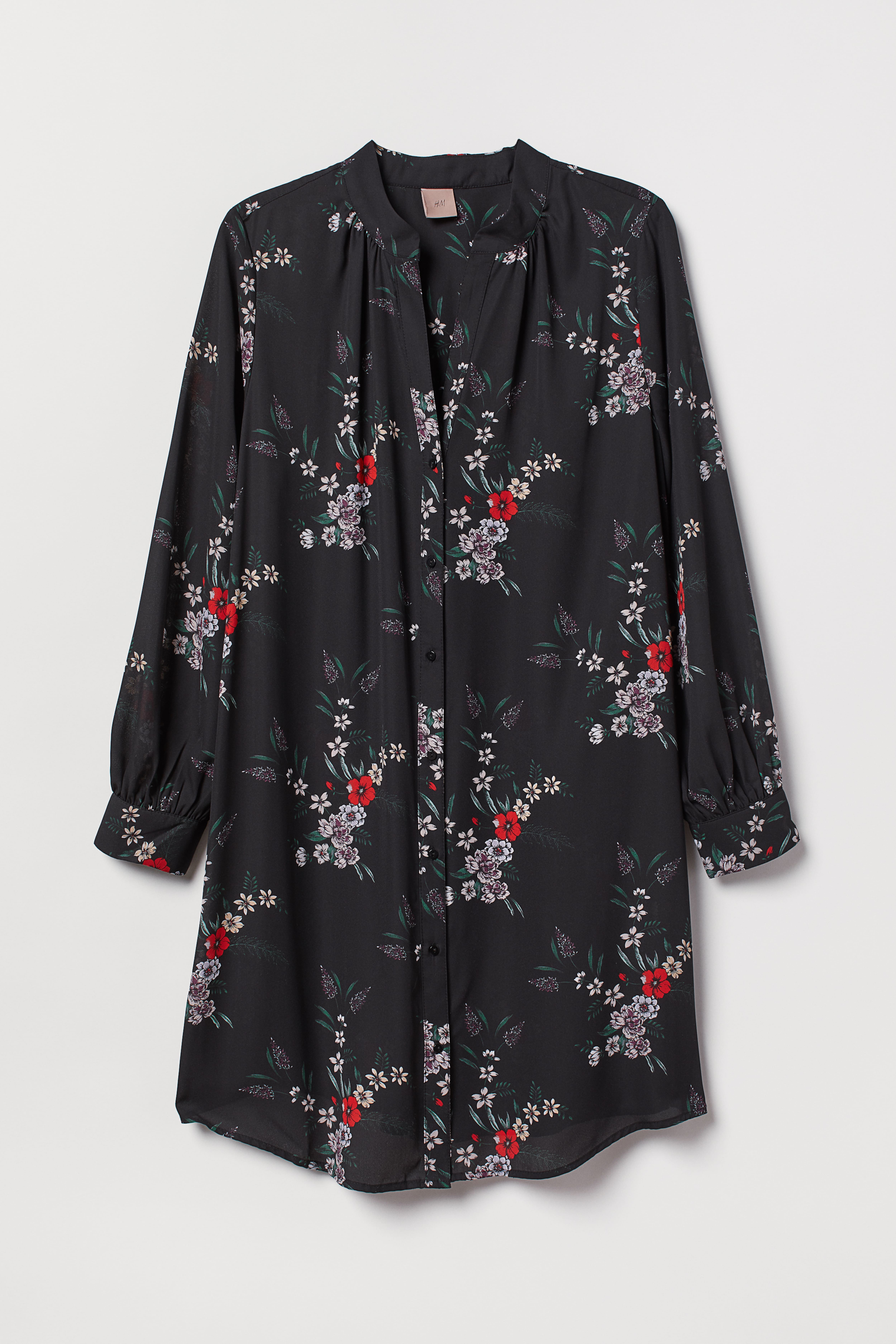 H&m tunic shirt best sale