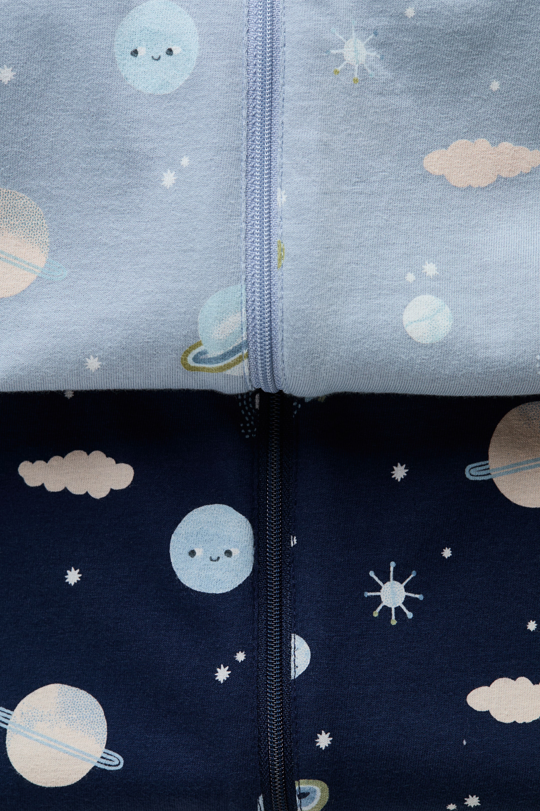 2-Pack Printed Pajama Jumpsuits