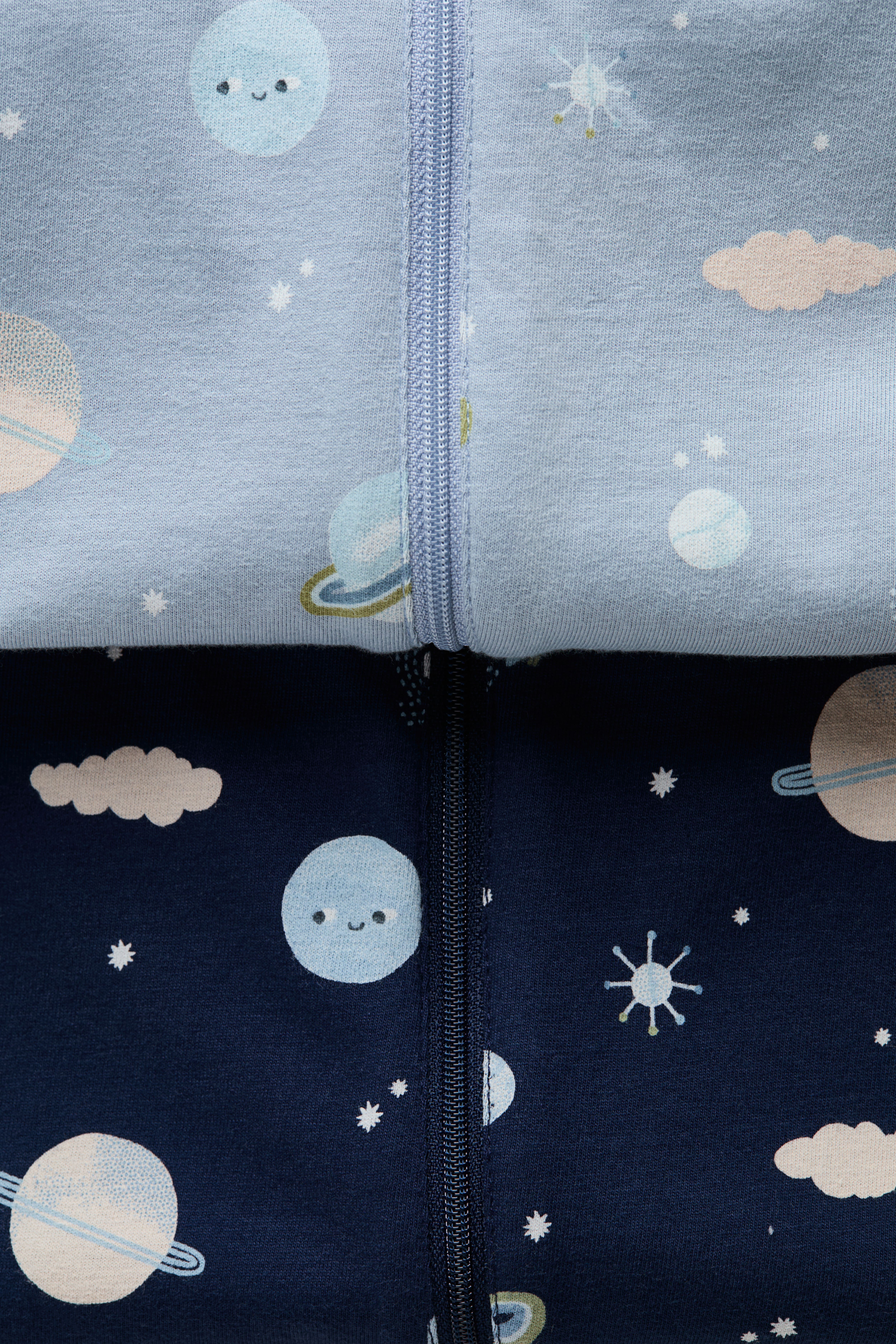2-Pack Printed Pajama Jumpsuits