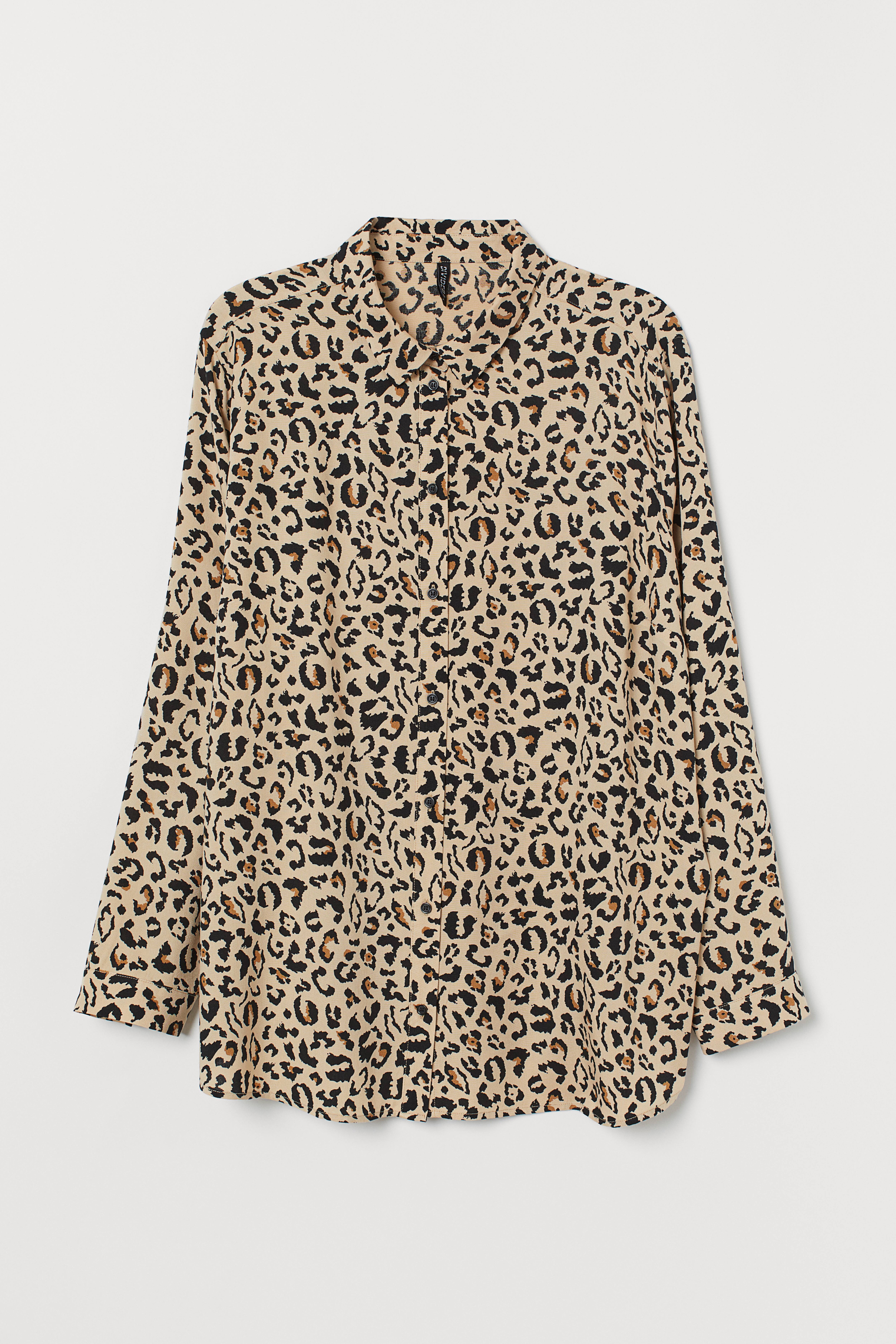 Light fashion animal print shirt