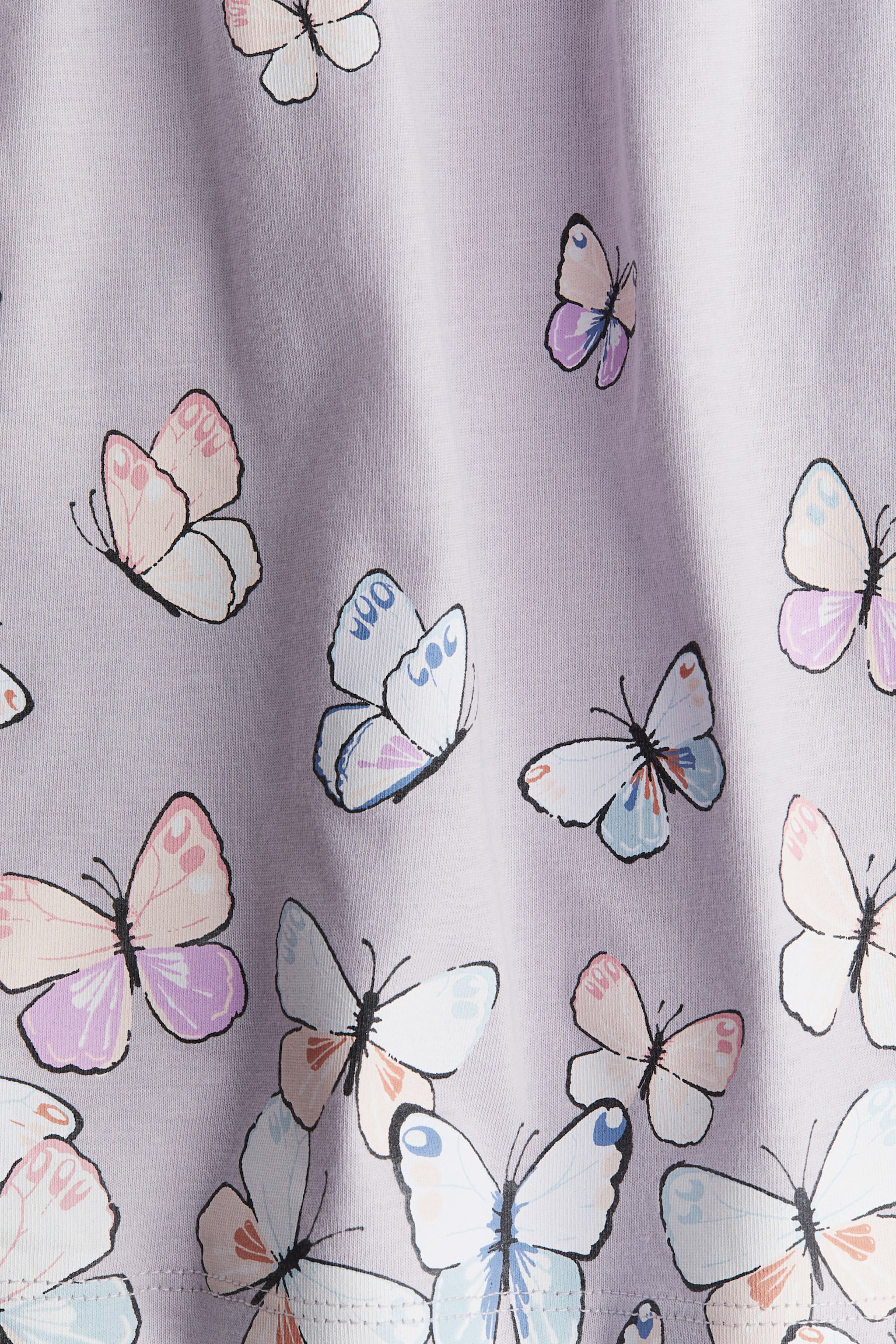 Patterned cotton dress - Light purple/Butterflies/Light yellow/Unicorns/White/Lollipops/Peach/Teddy bears/Light pink/Patterned/Pink/Unicorns/Dark grey/Bows/Powder pink/Bows/Pink/Lemons/Light blue/Floral/Purple/Hearts/White/Hearts/Light pink/Floral/Pink/Striped/Light beige/Floral/Light blue/Dogs - 2