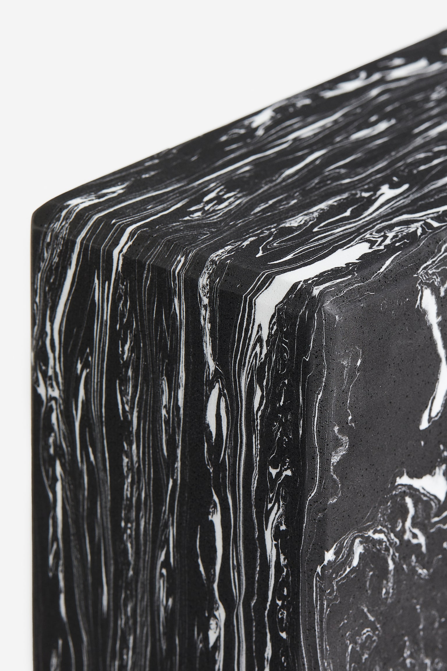 Yoga Block - Black/Marbled - 2