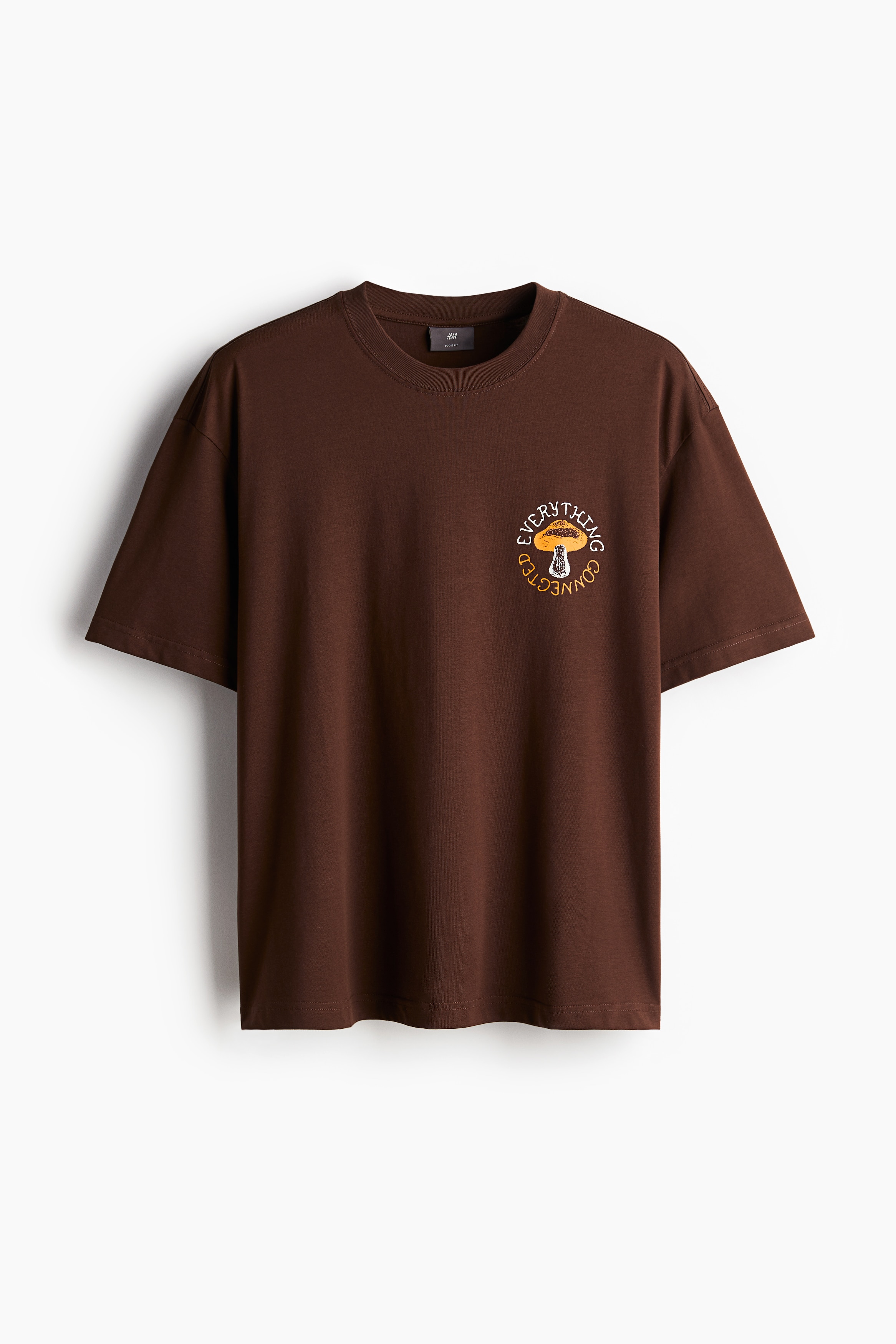 Men's Black/Car Loose Fit Printed T-shirt | H&M