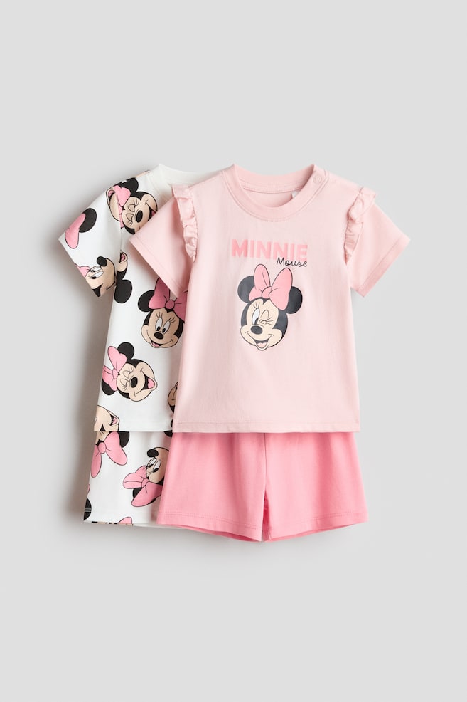 2-pack printed pyjamas - Light pink/Minnie Mouse - 1