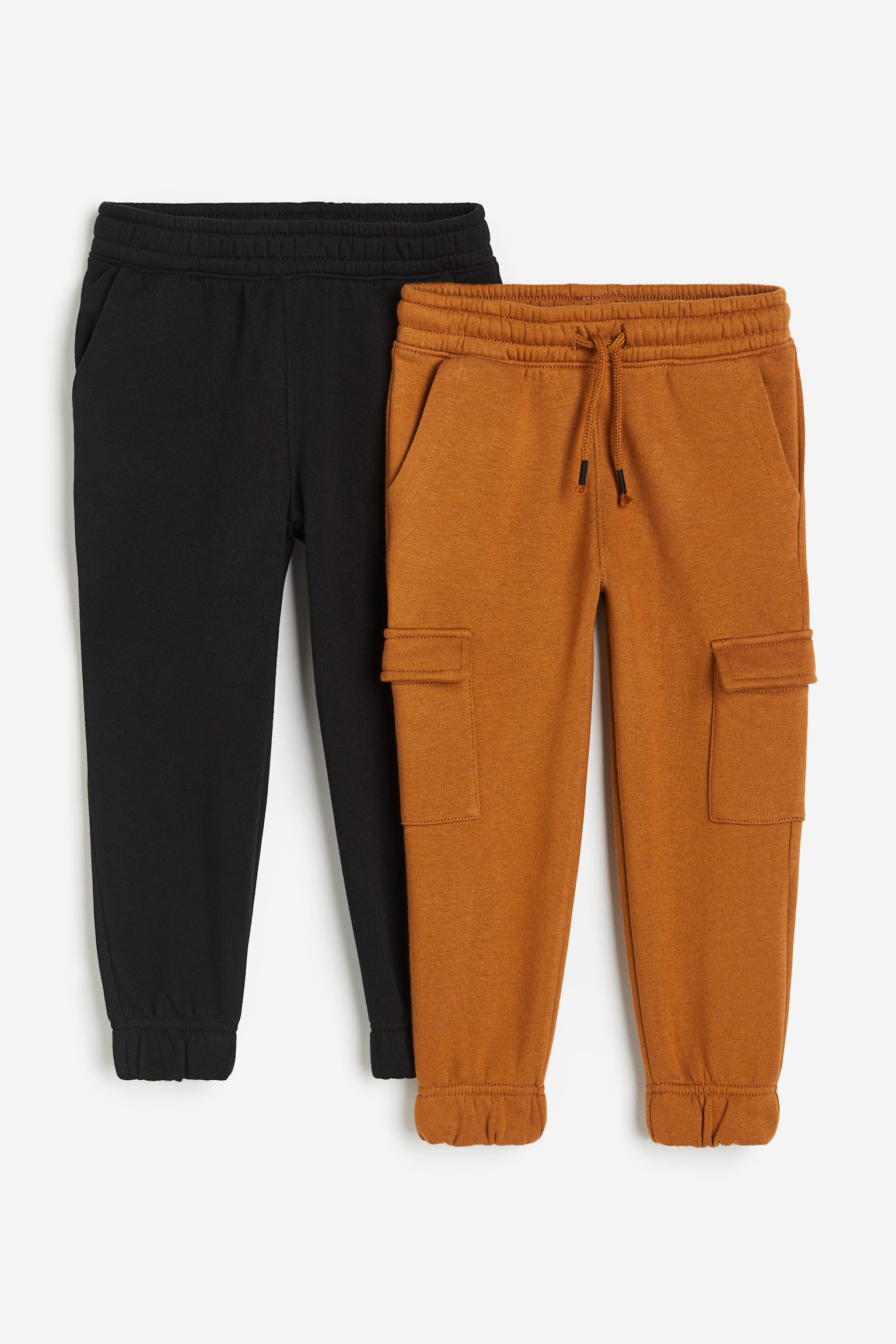 2-pack joggers - Brown/Black - 1