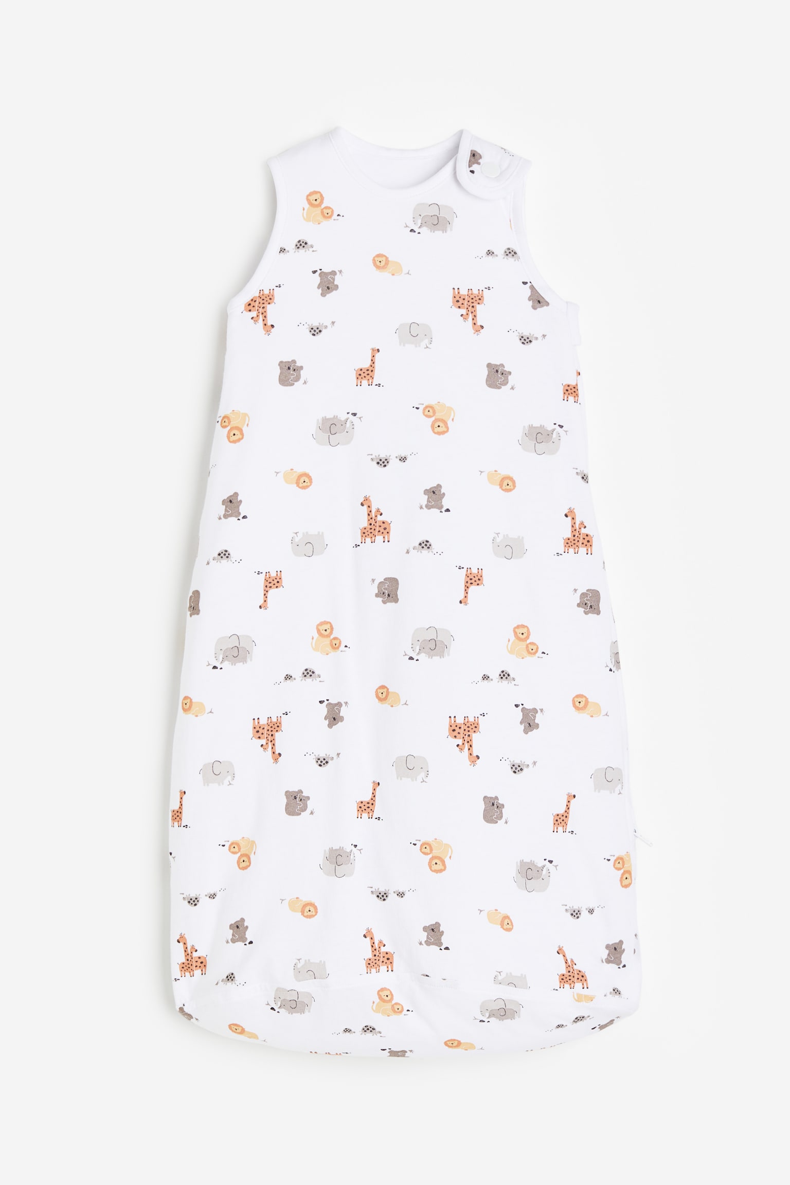 Printed sleep bag - White/Giraffes/White/Animals/Dark grey/Sweet Dreams/Light grey marl/Koala/White/Koalas/White/Floral/Light dusty pink/Hearts/White/Hot Air Balloons/Light blue/Animals/Light pink/Floral/White/Animals - 1