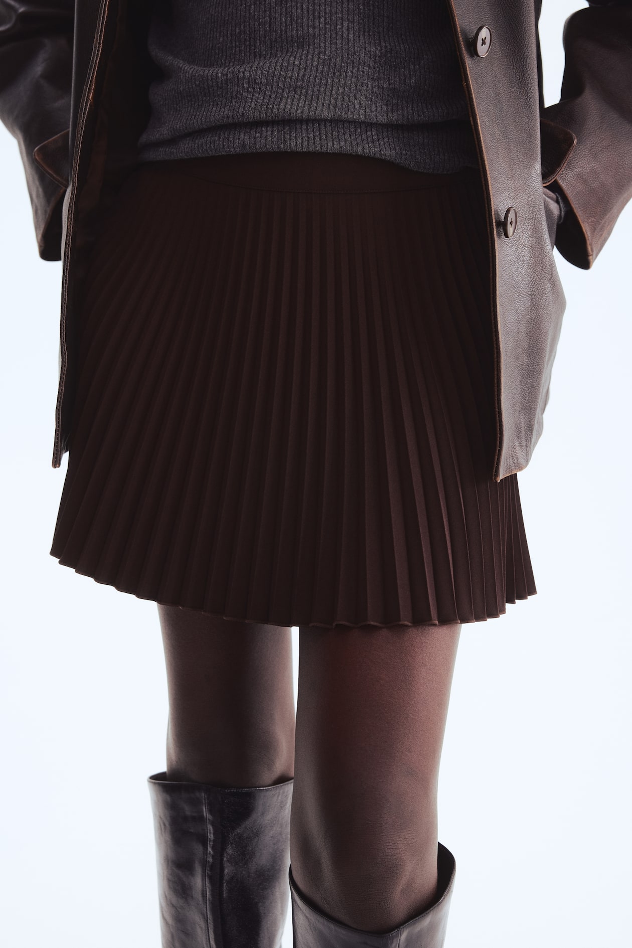 Plisse Midi Skirt - image 4