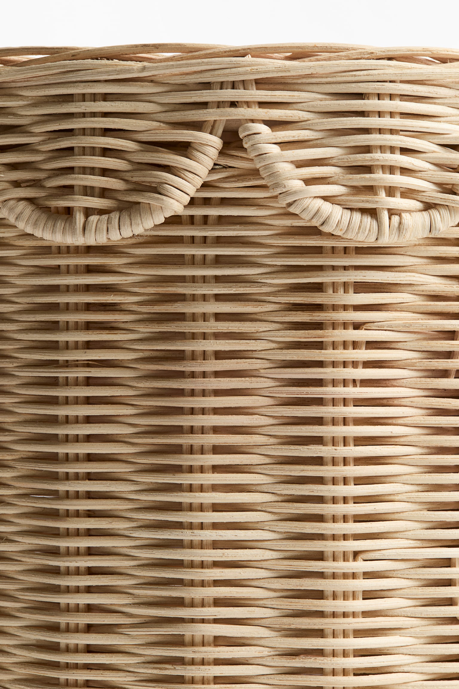 Handmade rattan storage stool - Beige - 4