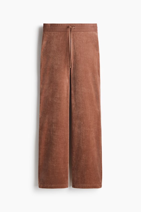 Женские брюки H&M Velour Pants