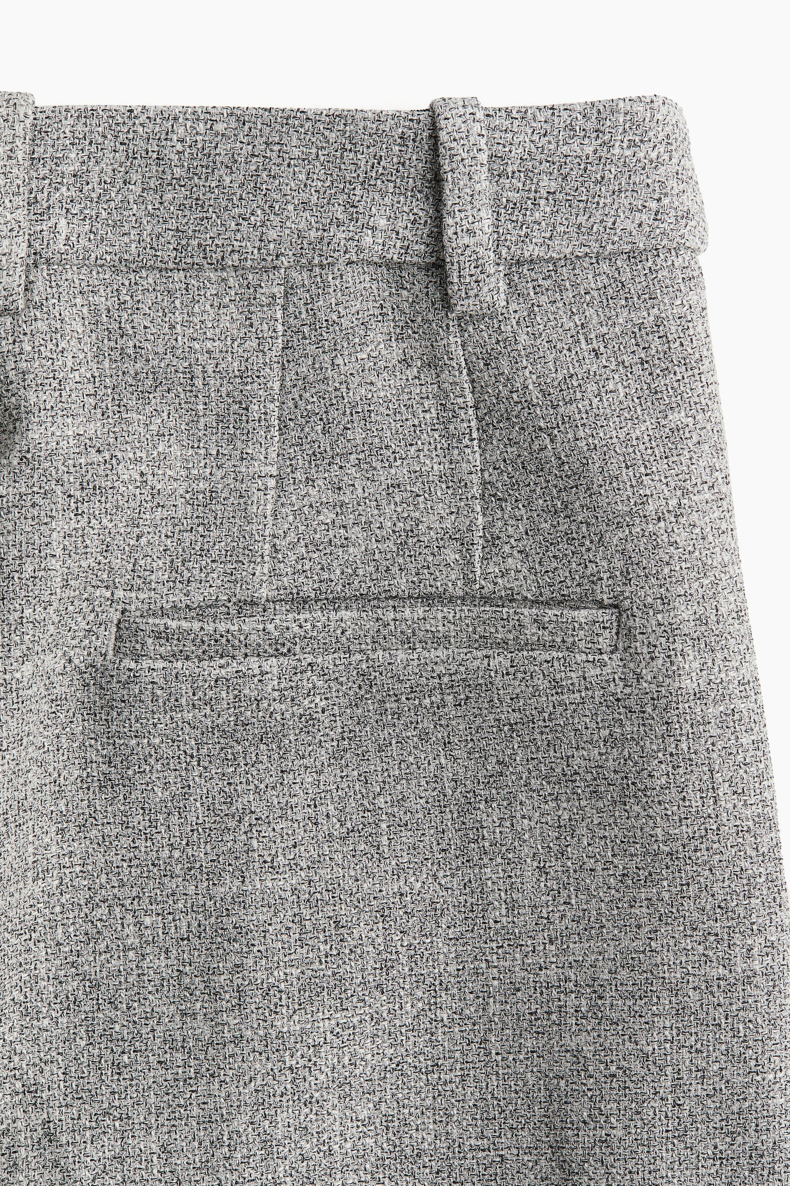 Wide trousers - Grey marl/Black/Greige/Grey/Herringbone-patterned/Dark grey/Black marl - 4