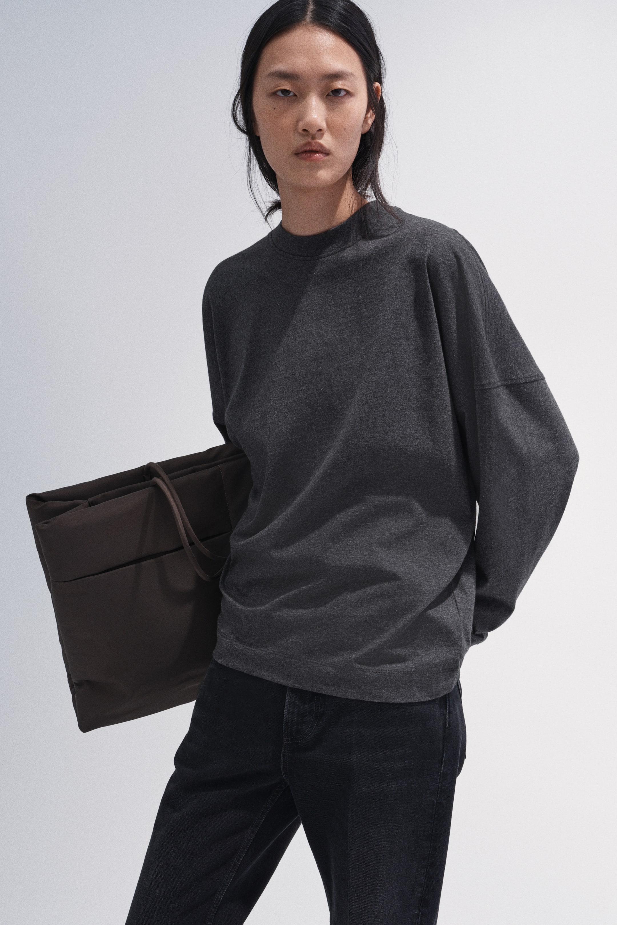 Long-Sleeved Cotton Top