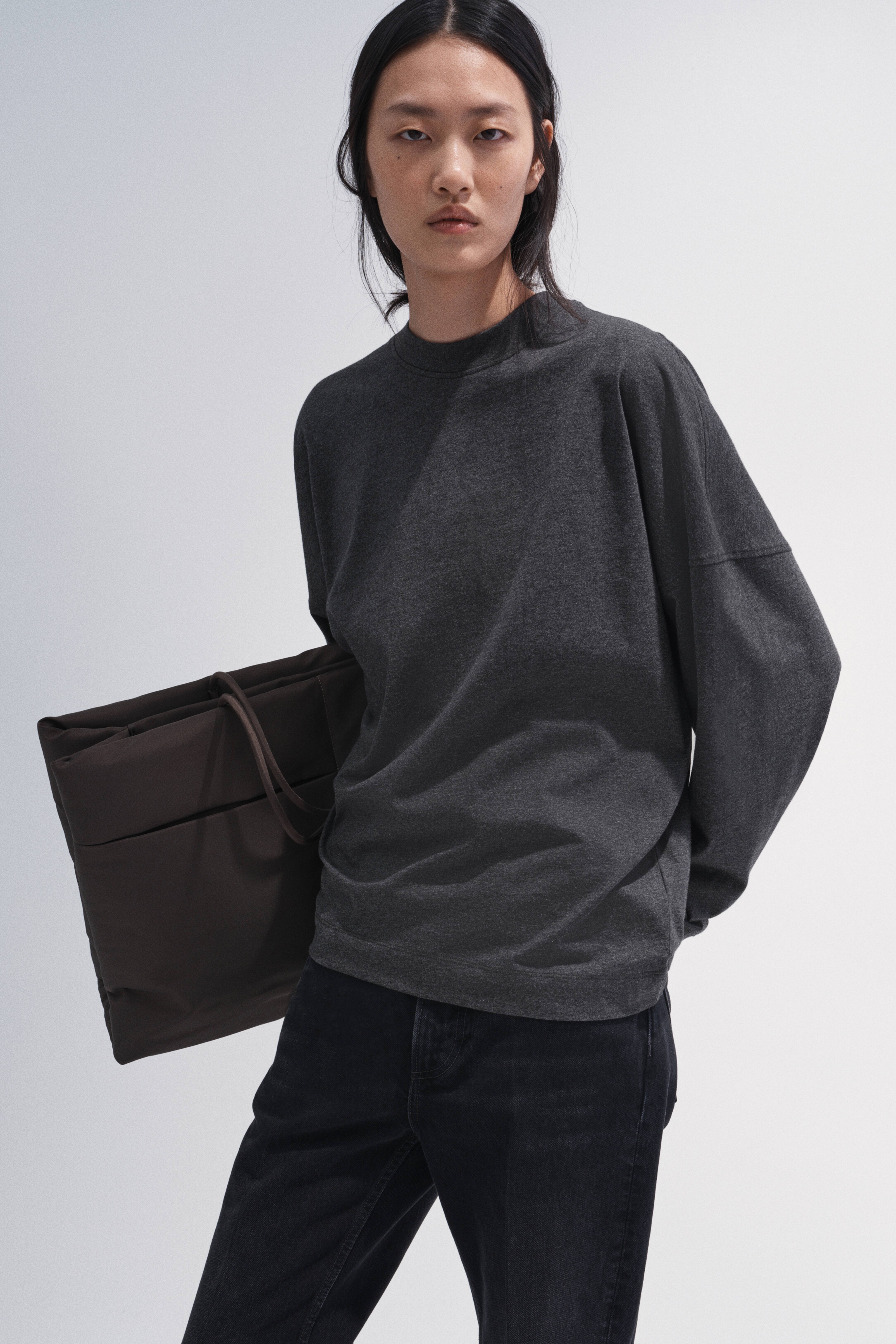 Long-Sleeved Cotton Top