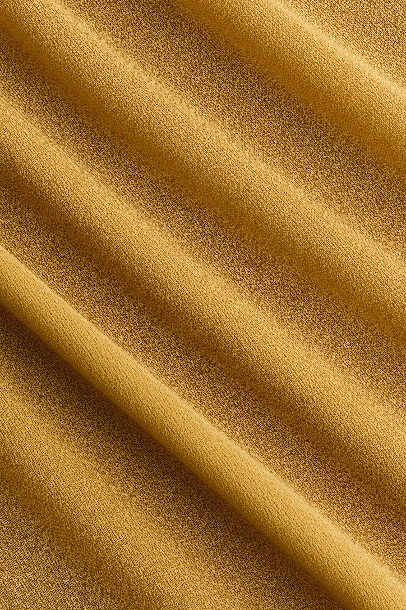 Asymmetric halterneck top - Mustard yellow/Black - 3