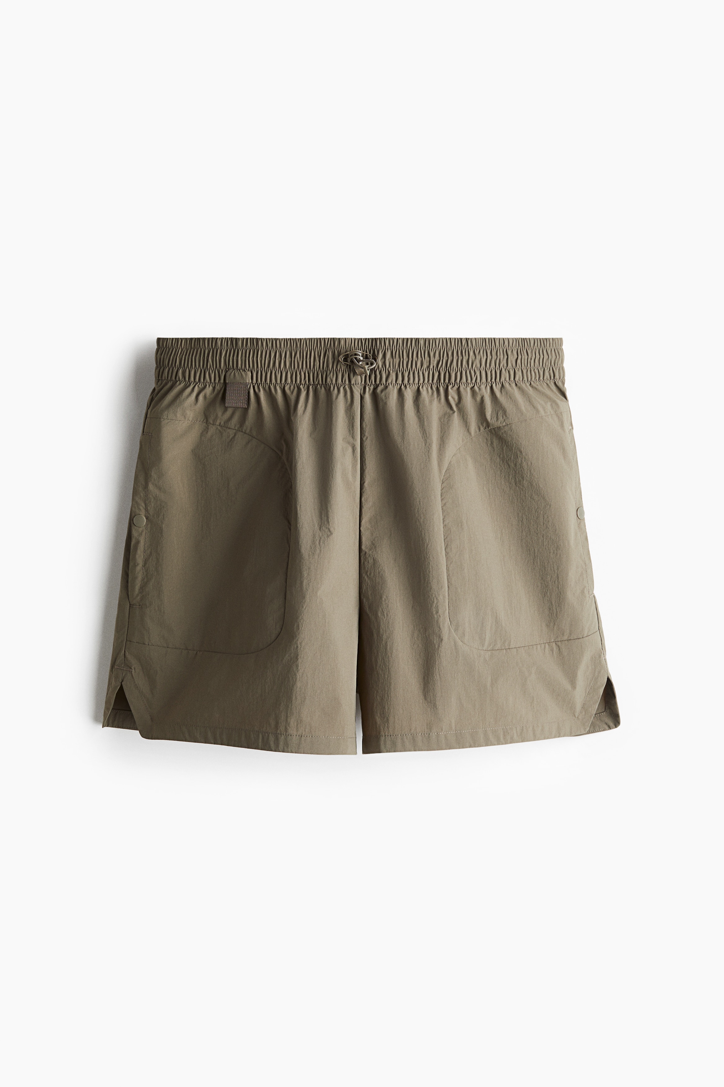Lett og vannavvisende outdoorshorts - Mørk beige/Sort
