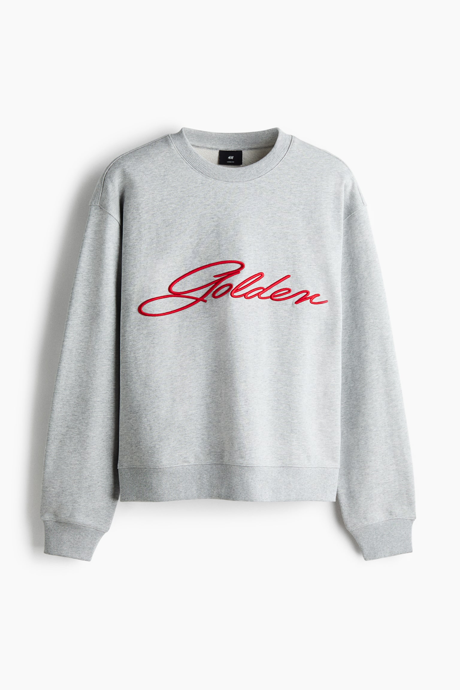 Loose Fit Sweatshirt - Light grey marl/Golden/Dark brown/New York/White/New York/Navy blue/Golden - 1