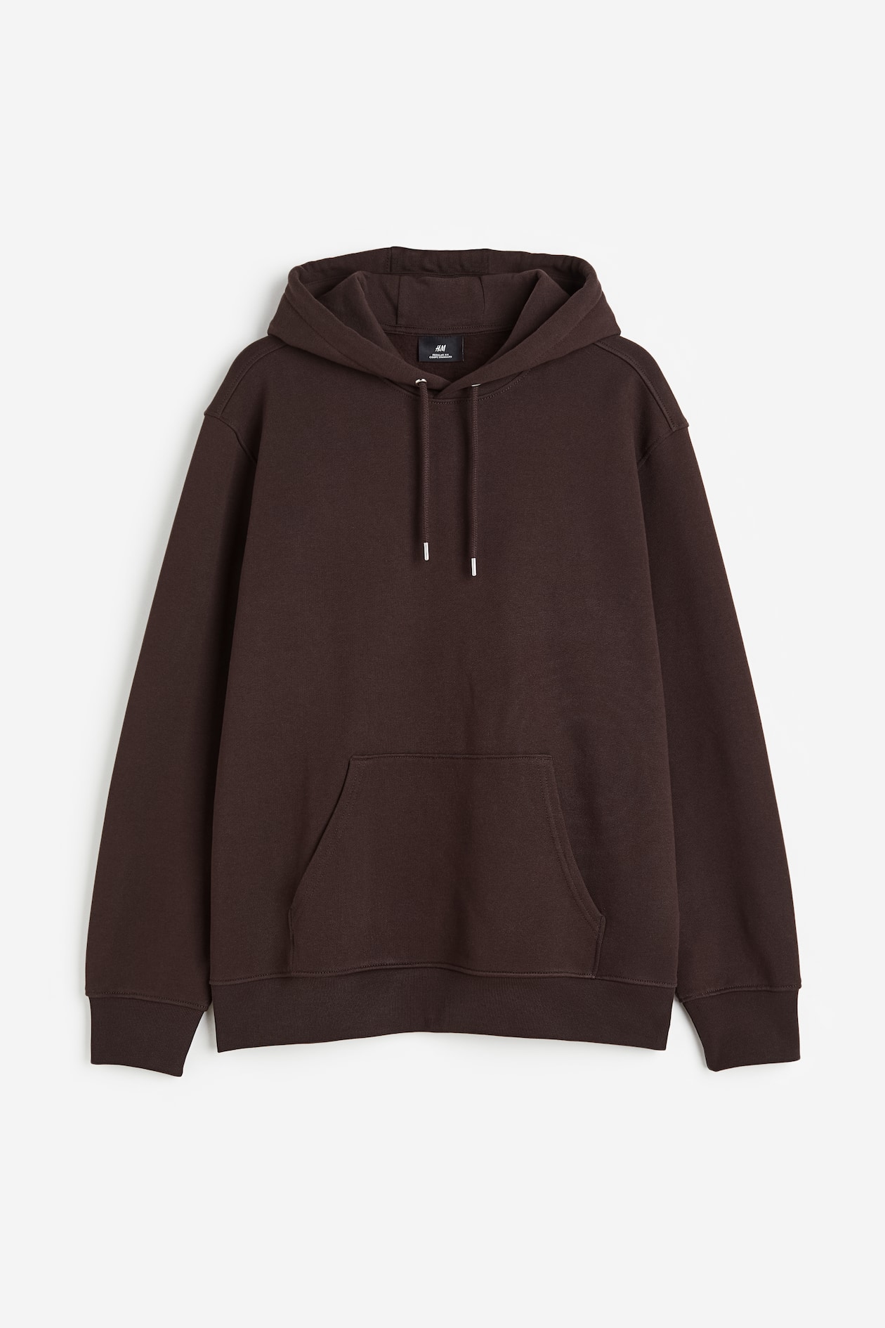 Hættetrøje Regular Fit Mørkebrun HERRE H&M DK