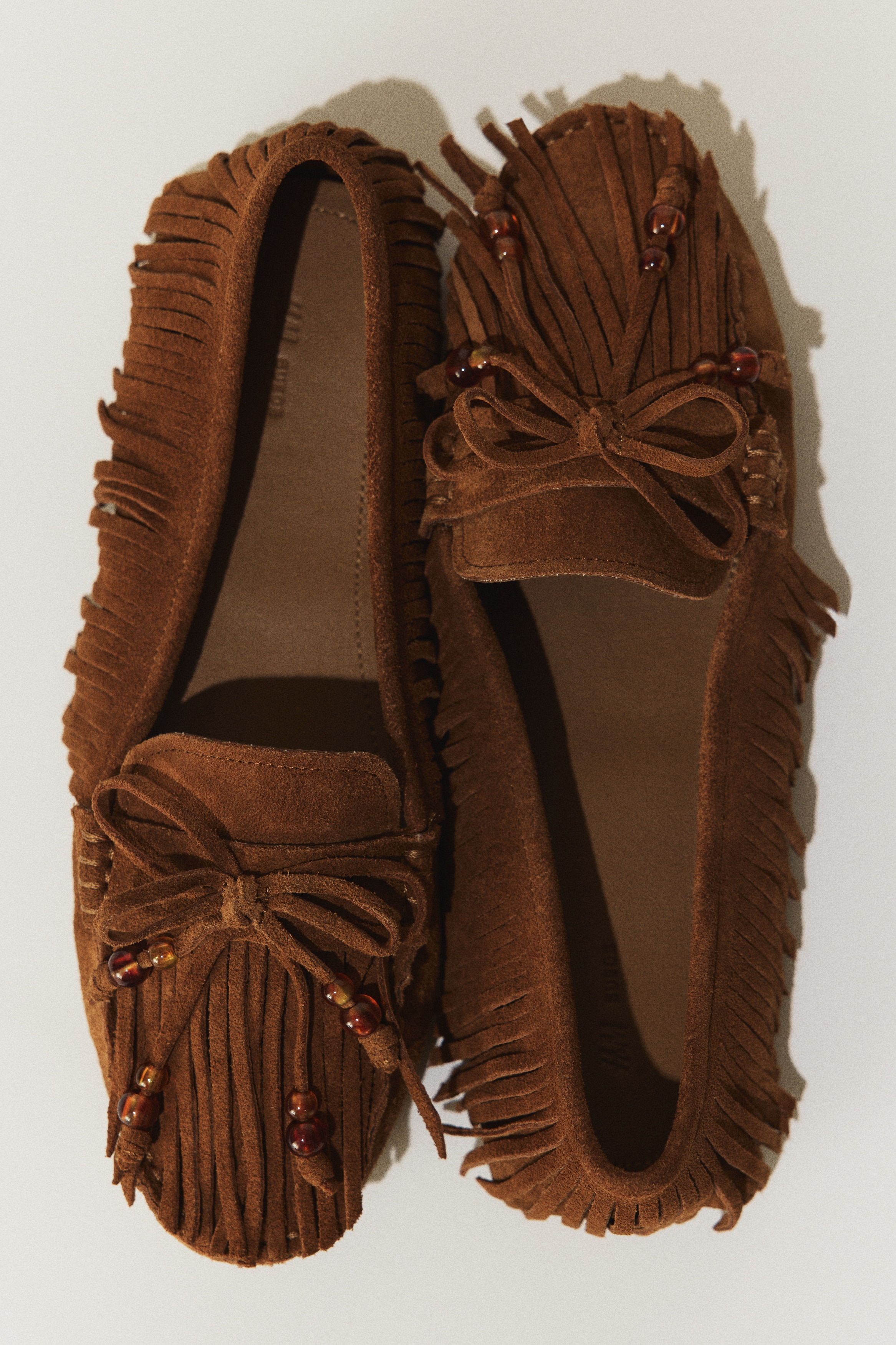 Loafers med fransar - Brun/Svart/Beige/Leopardimitation/Dimblå