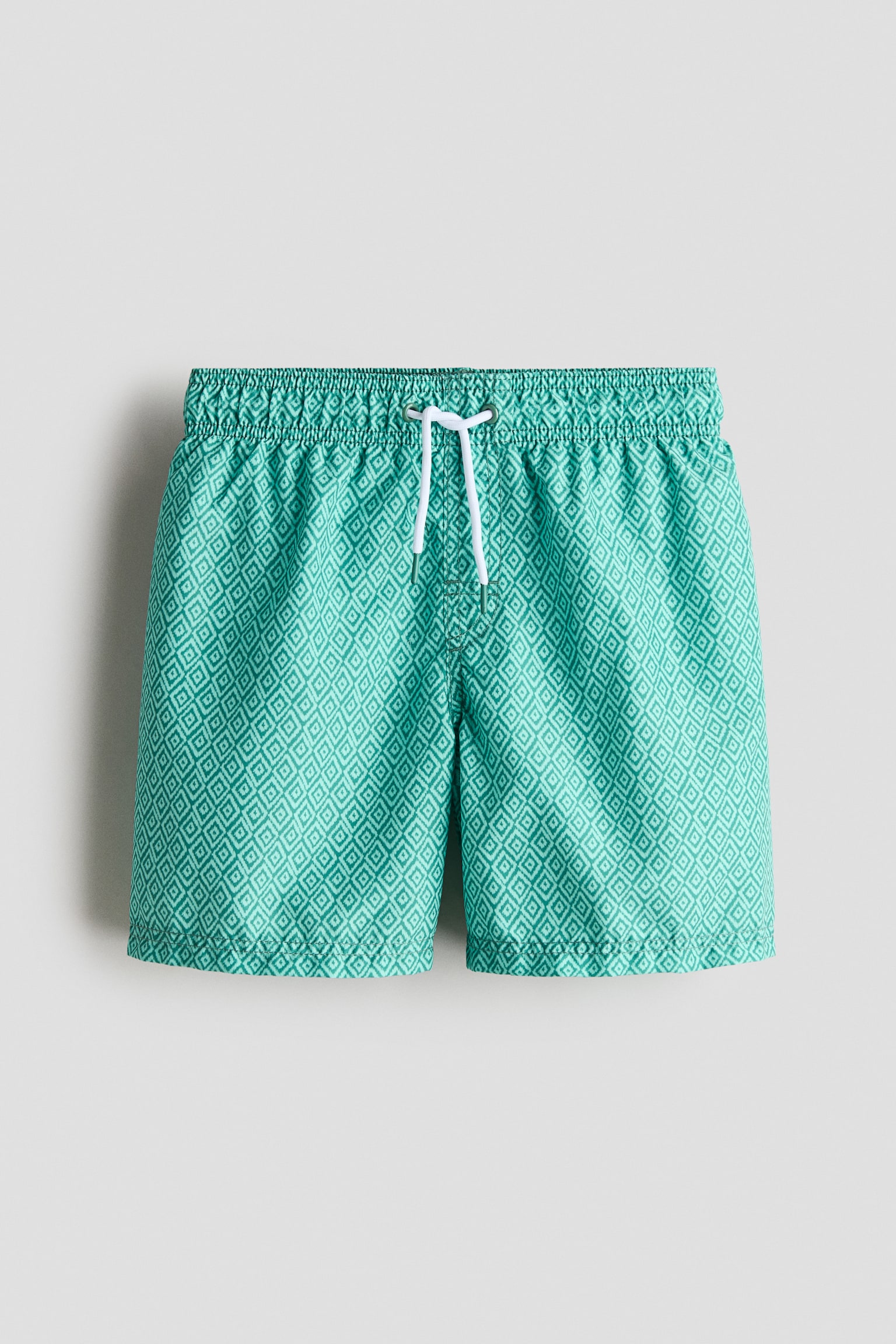Gemusterte Badeshorts - Knallgrün/Gemustert/Knallblau/Gemustert