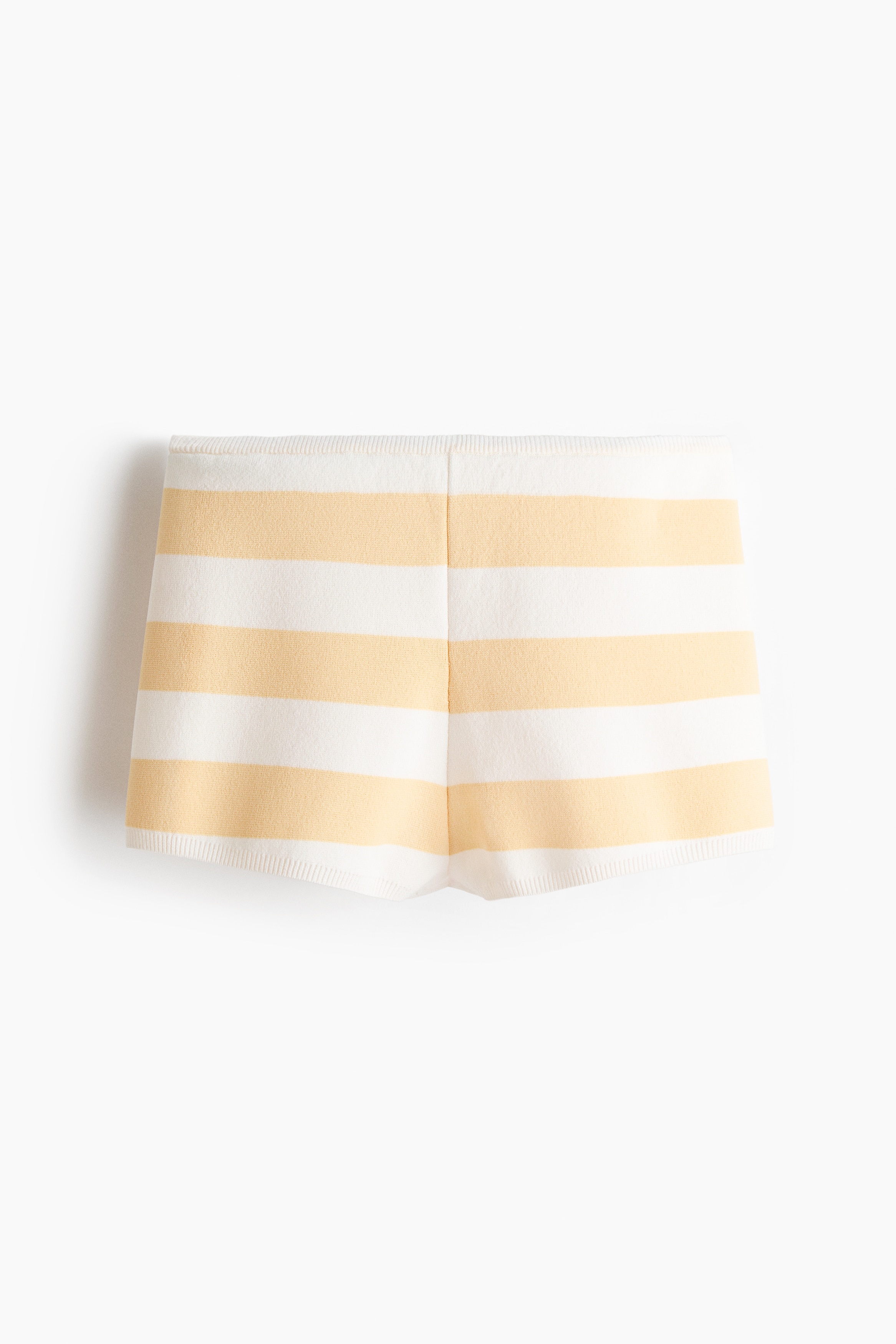 Fijngebreide strandshort - Roomwit/gestreept/Roomwit/gestreept/Roomwit/gestreept