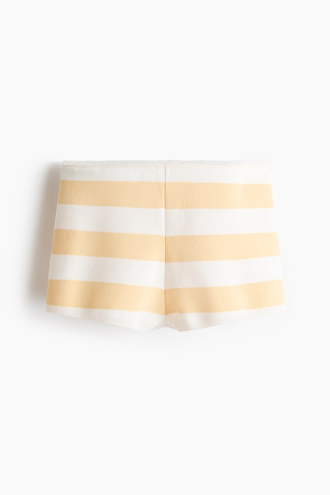 Shorts playeros en punto fino - Crema/Rayas/Crema/Rayas/Crema/Rayas - 1