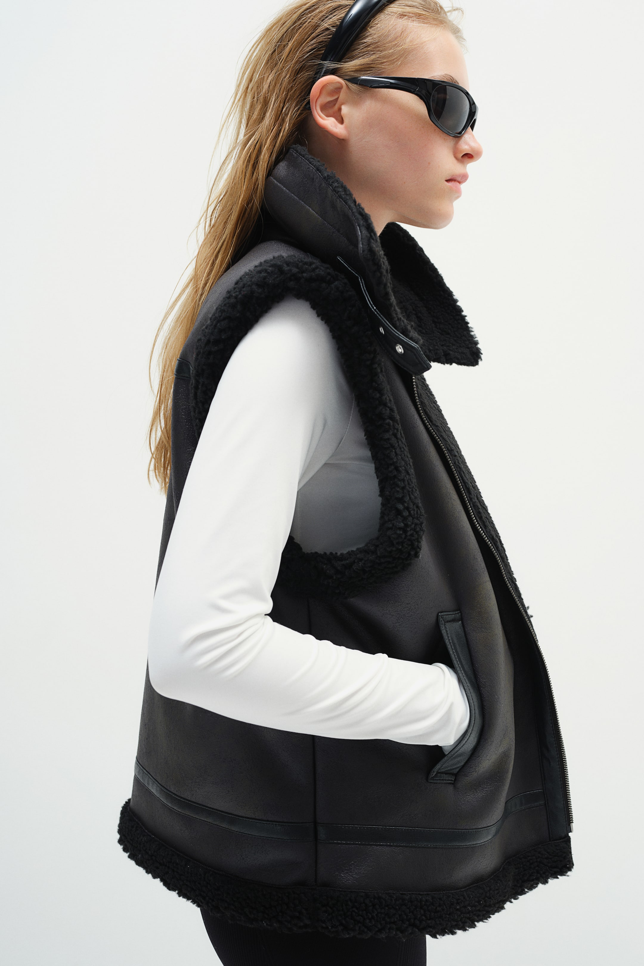 Teddy-Fleece-Lined Vest