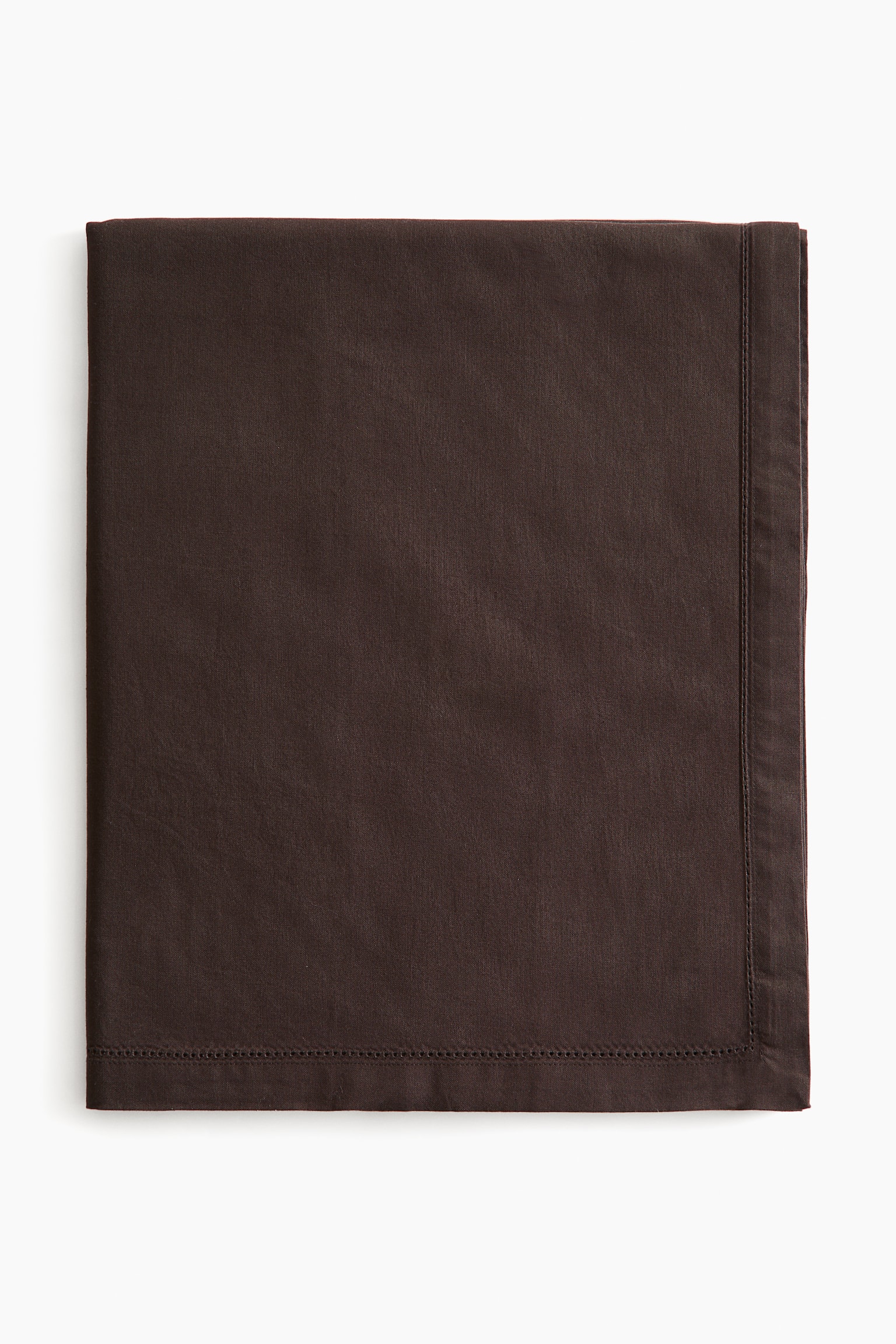 Cotton tablecloth - Dark brown/Dusty yellow/Light beige/White/Dusty blue