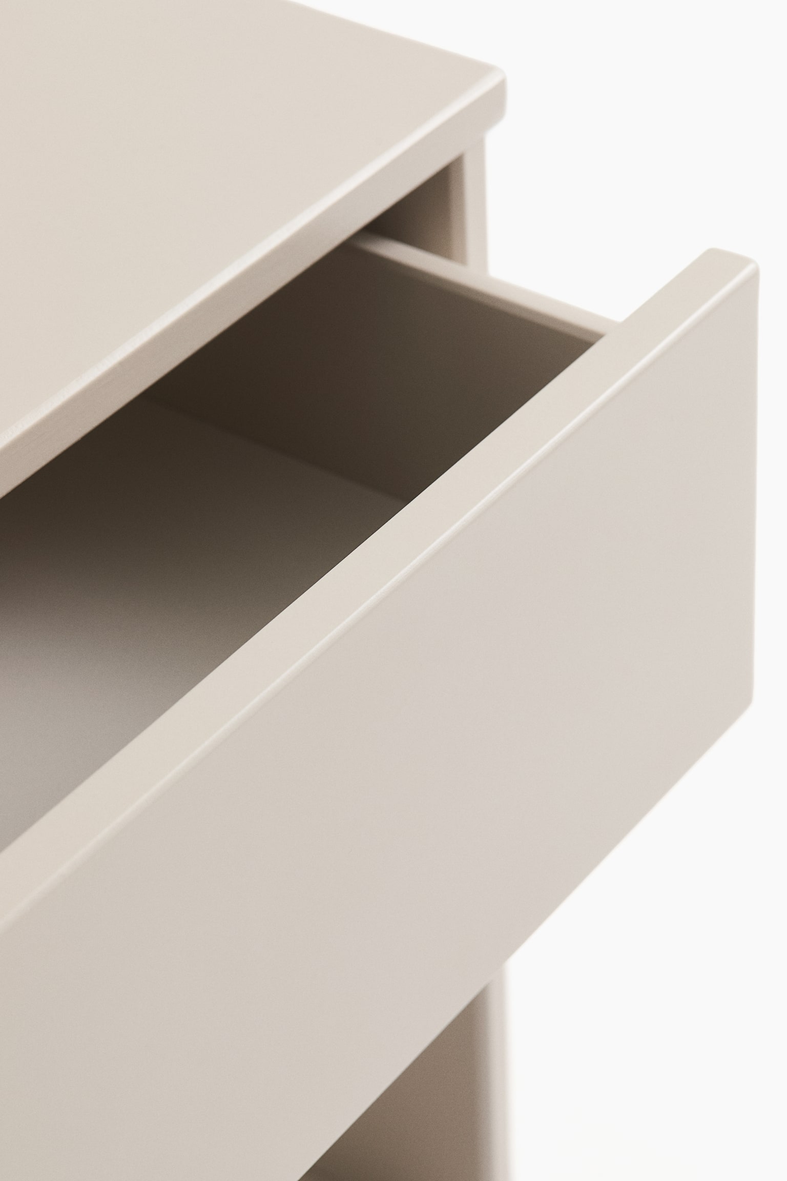 Table de chevet en pin - Beige clair - 3