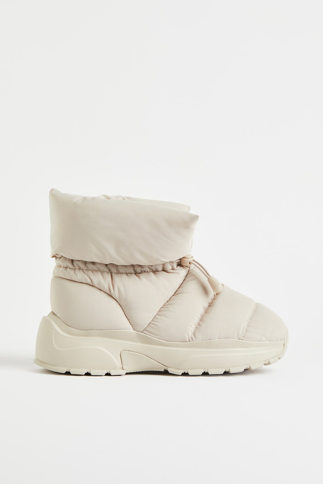 Padded trainer boots Light beige Ladies H&M GB