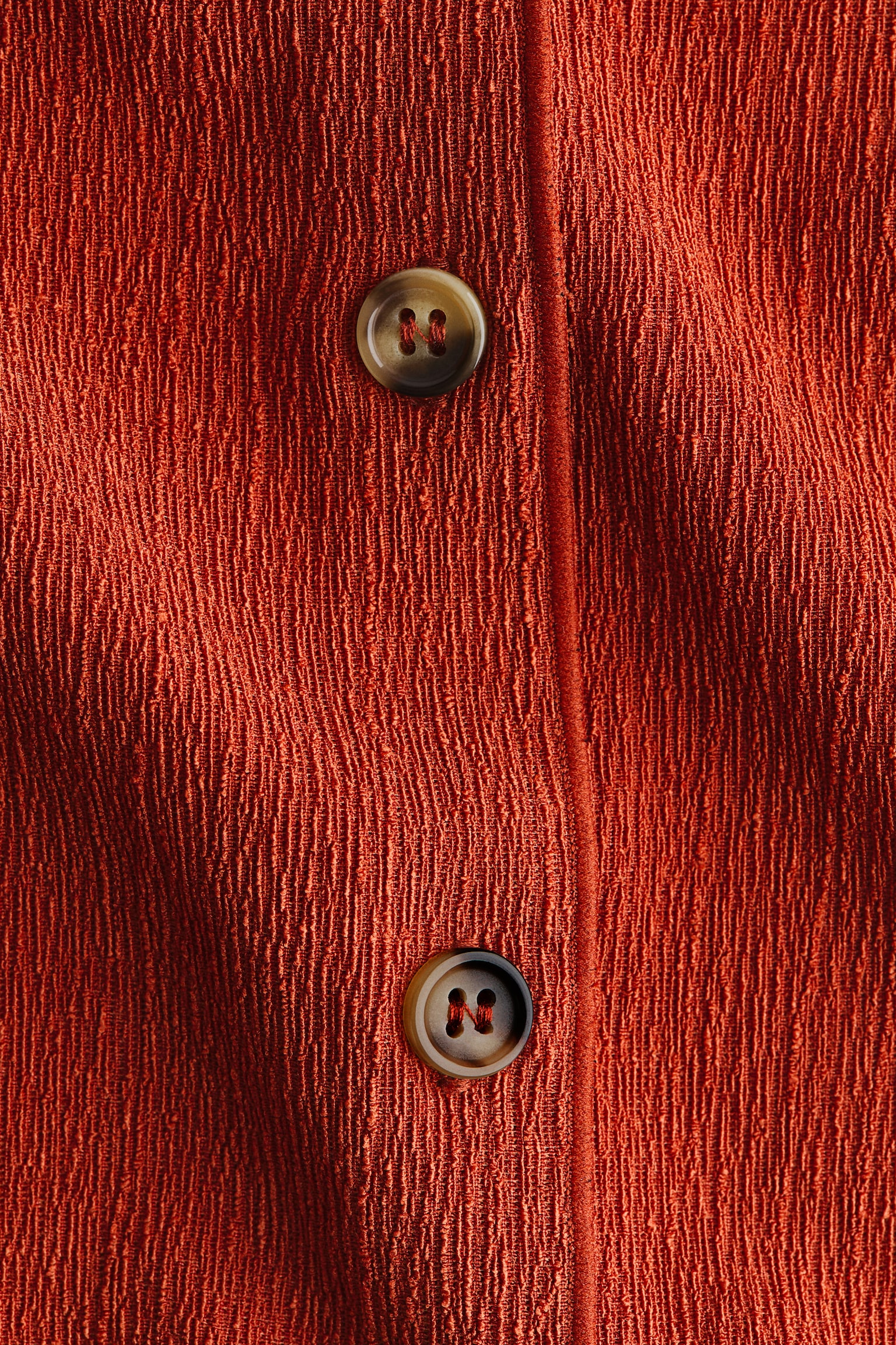 Áo gi-lê bằng jersey nhăn - Màu cam cháy/Màu nâu đậm/Màu be nhạt - 3