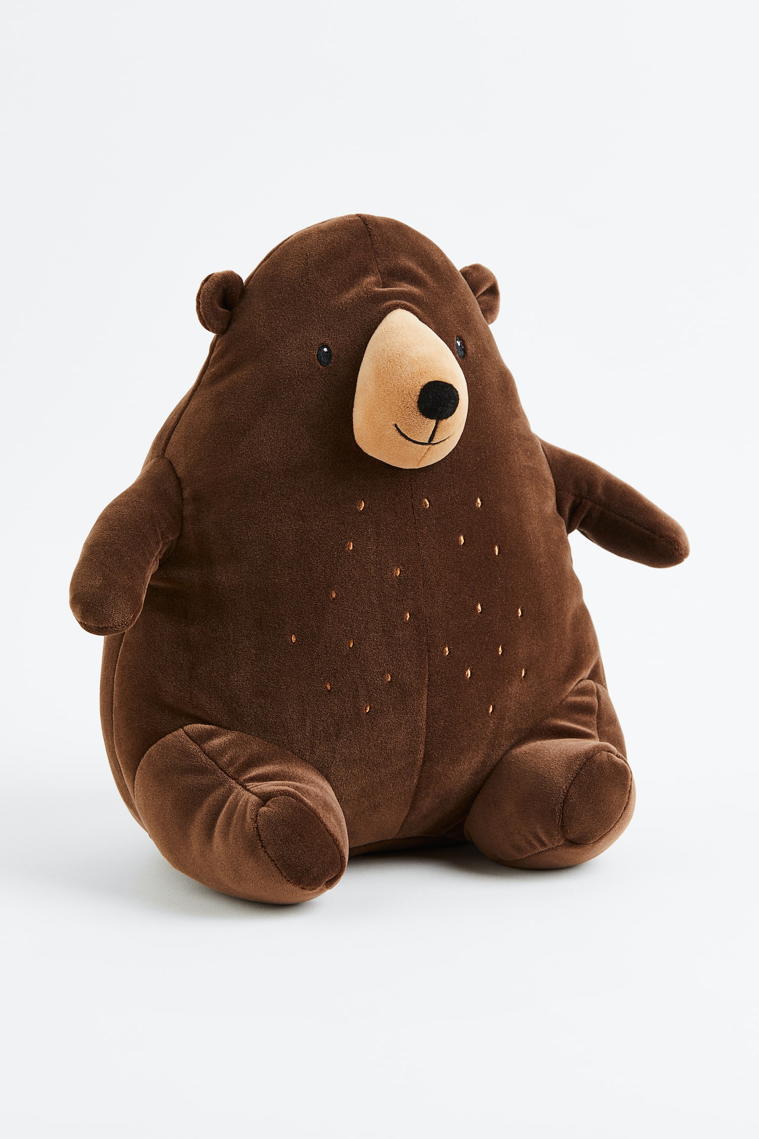 Extra-soft soft toy - Dark brown - 1