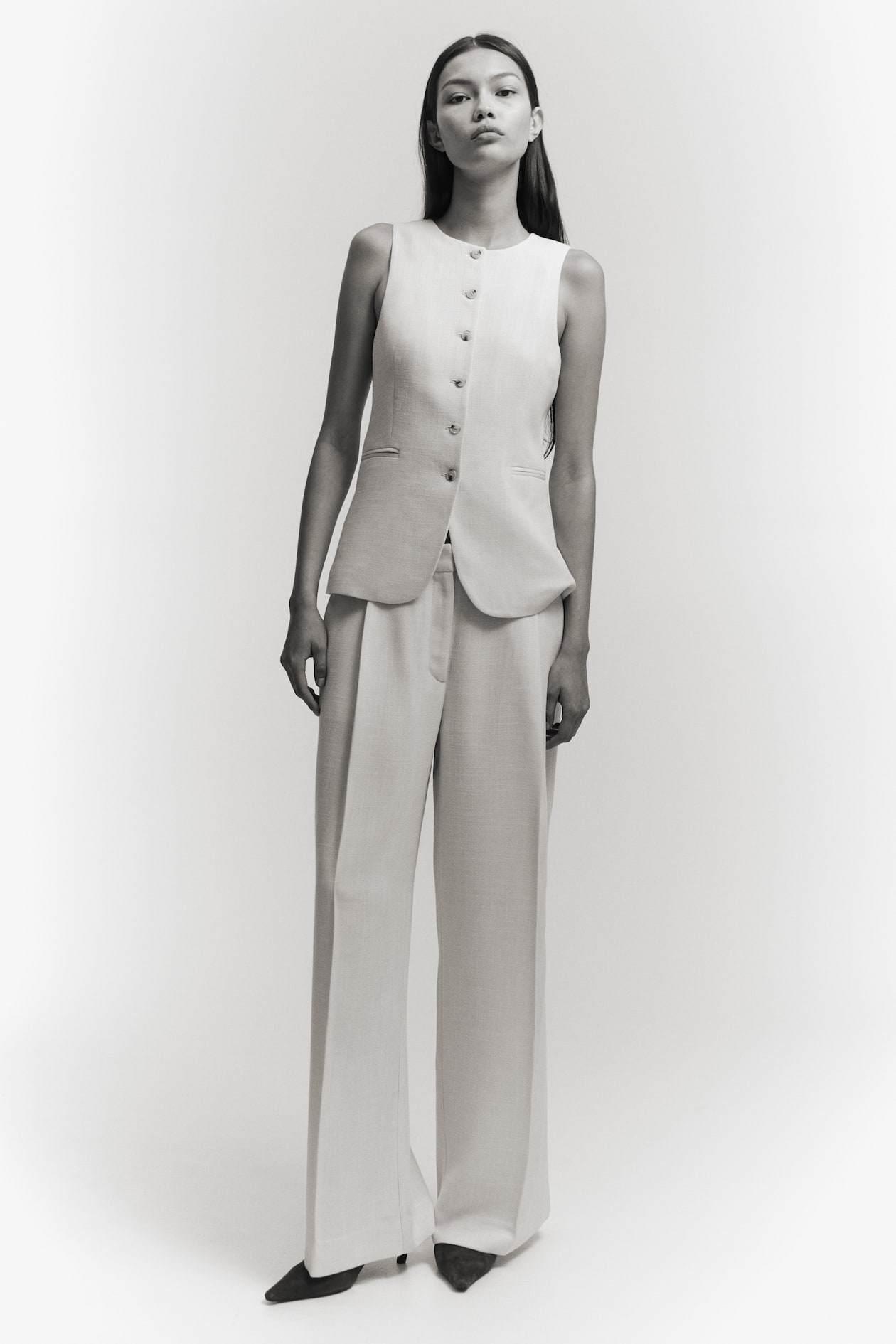 cream colored dress pants for women Abigail Cream Pants by Priceless main image 0