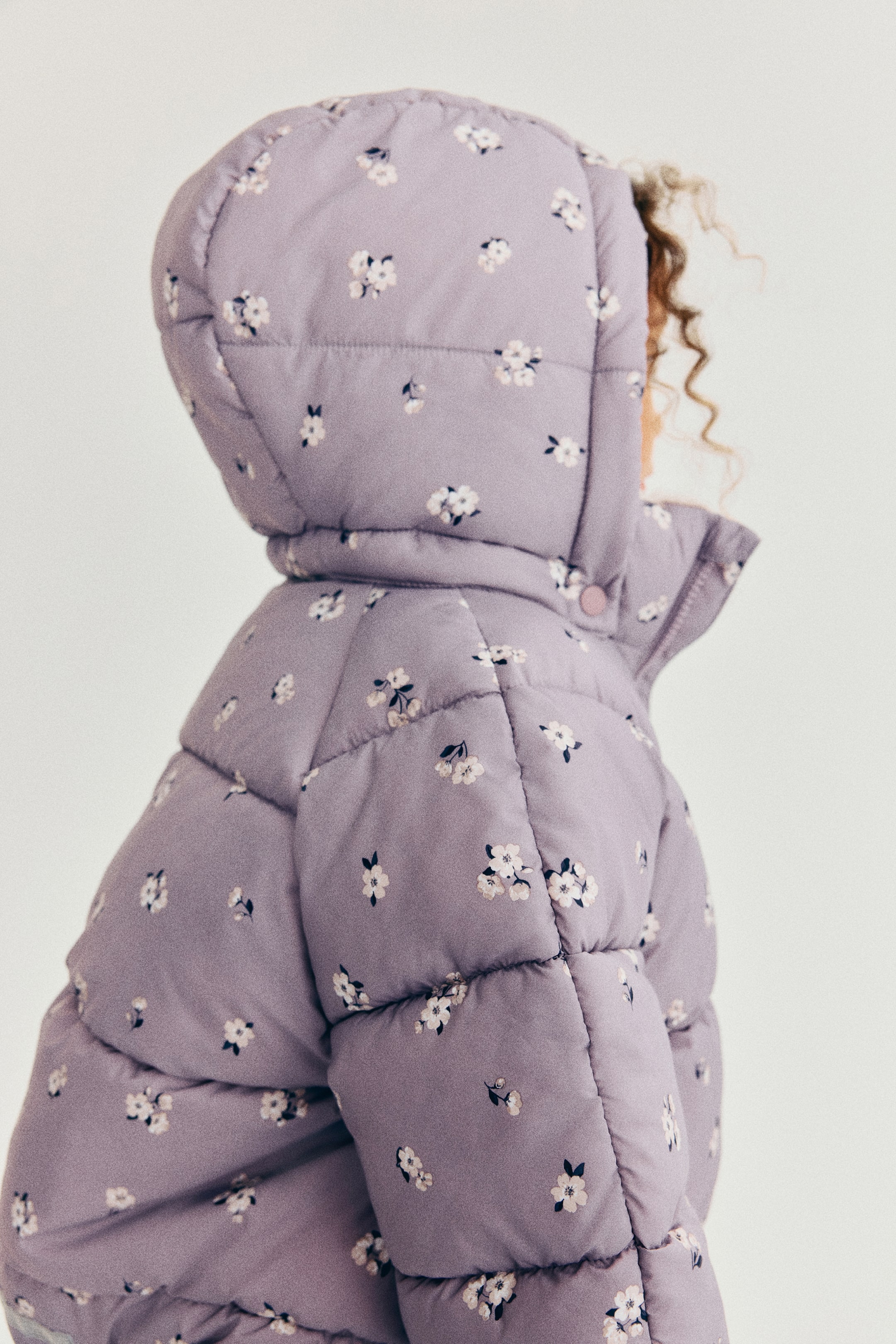 Manteau court matelassé imperméable
