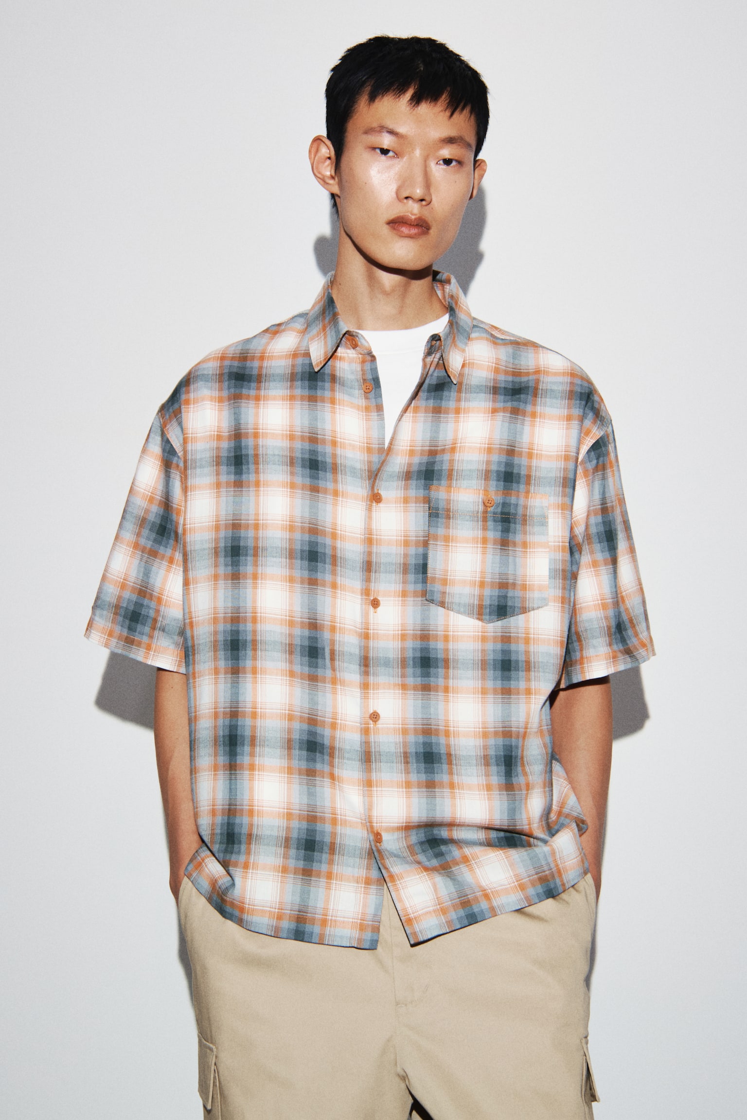 Regular-Fit Shirt - Dark gray/plaid/Dark gray/plaid - 2