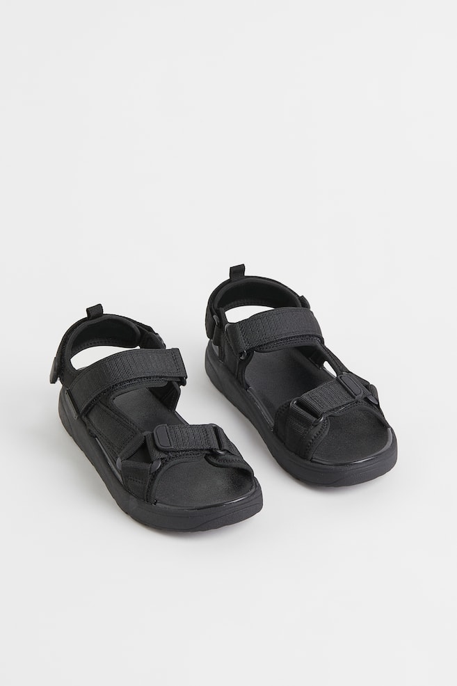 Mesh sandals - Black - 5