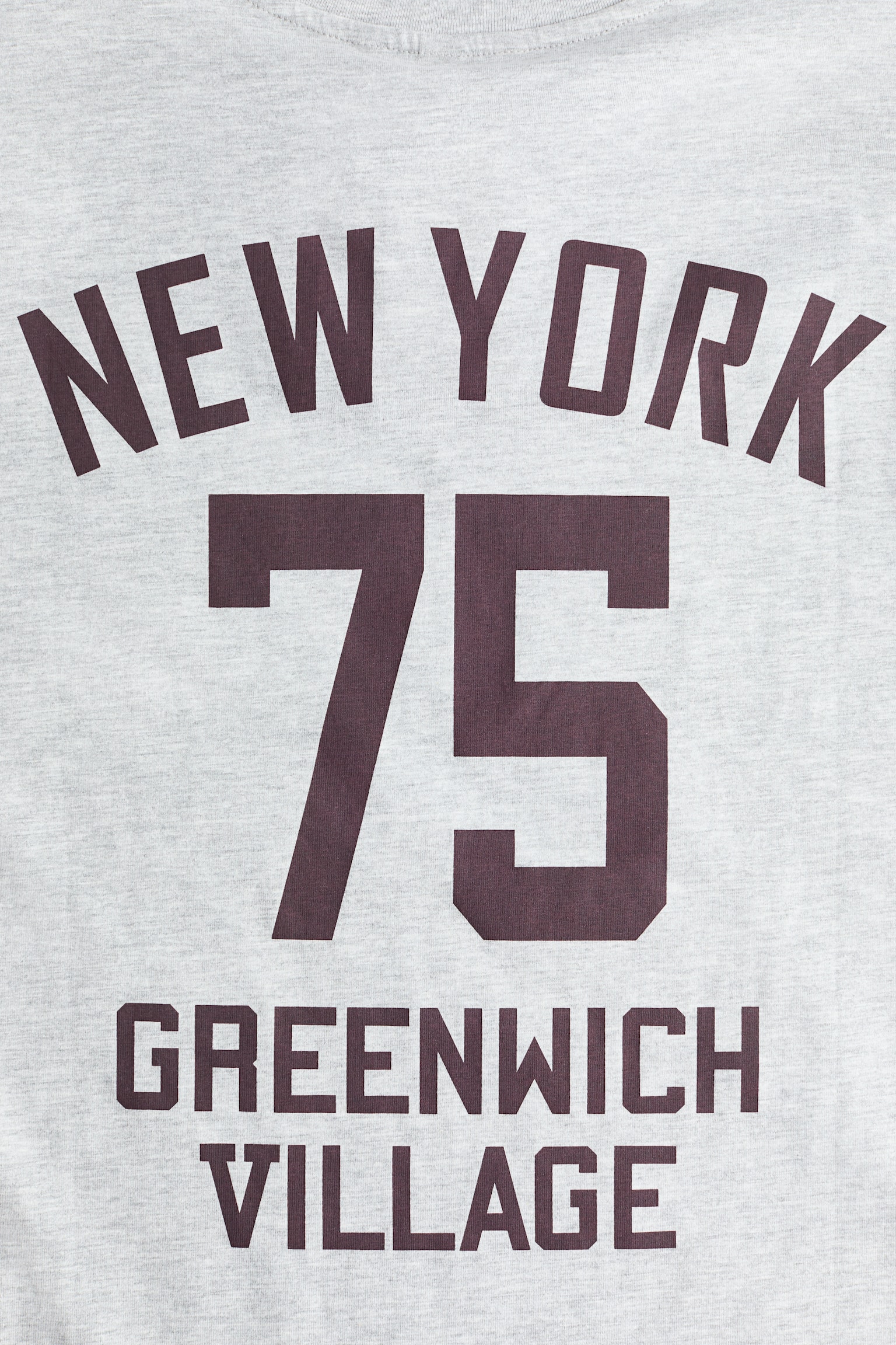 Top oversize en jersey - Gris clair chiné/New York/Blanc/Les Nuits/Crème/Parisien/Marron foncé/Costa Rica - 4
