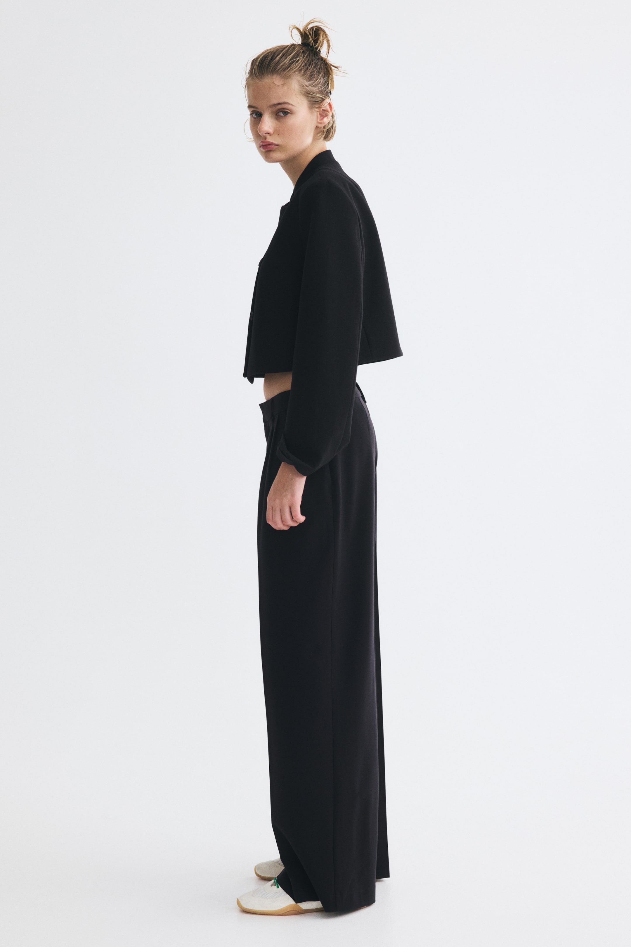 Wide-Leg Dress Pants