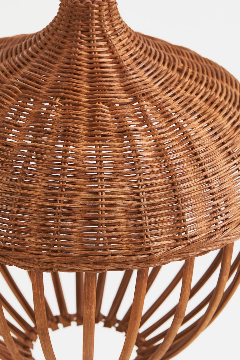 Brown Rattan pendant light at H&M Home | H&M GB