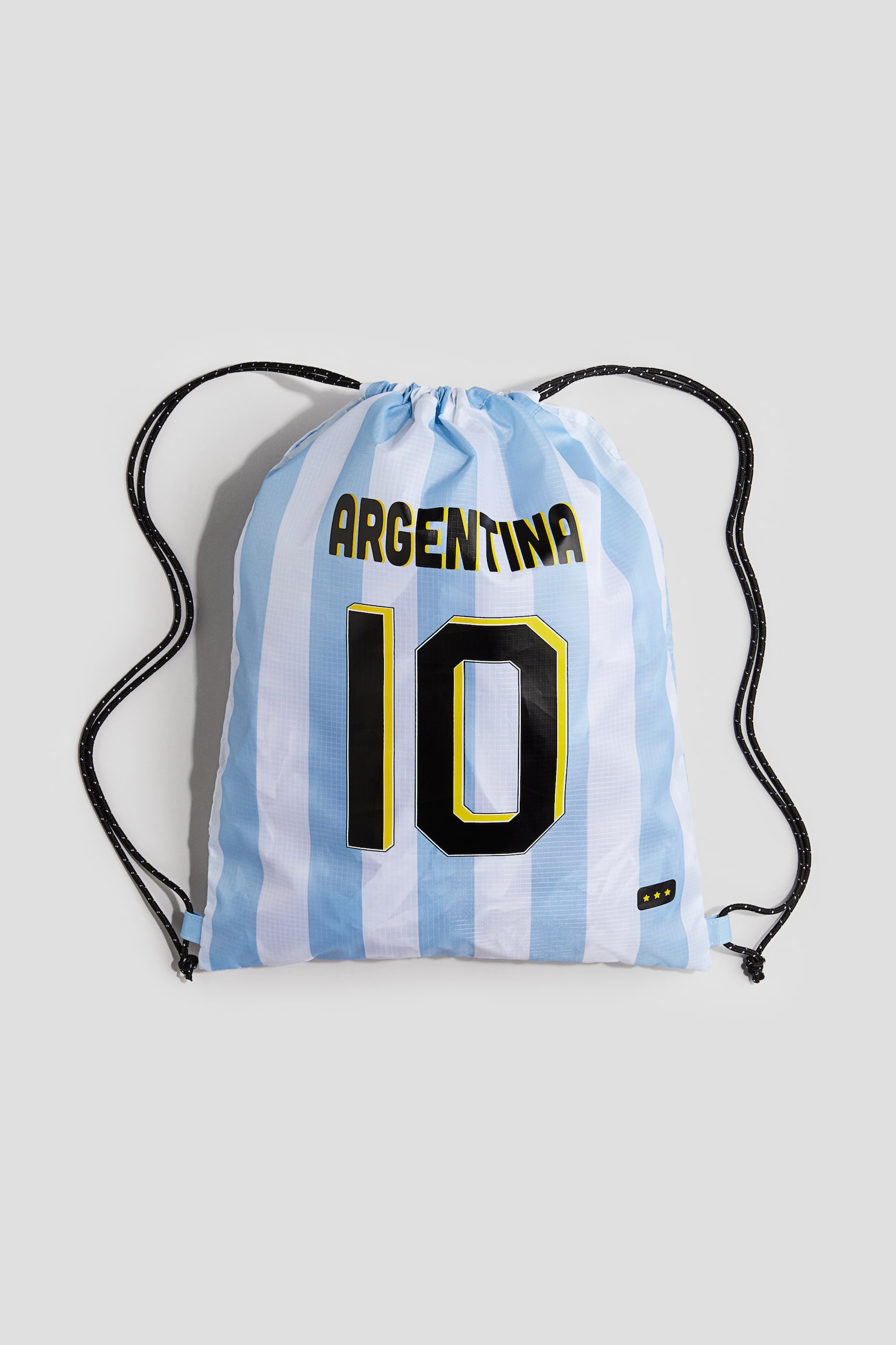 Printed gym bag - Light blue/Argentina/Yellow/Brasil - 1