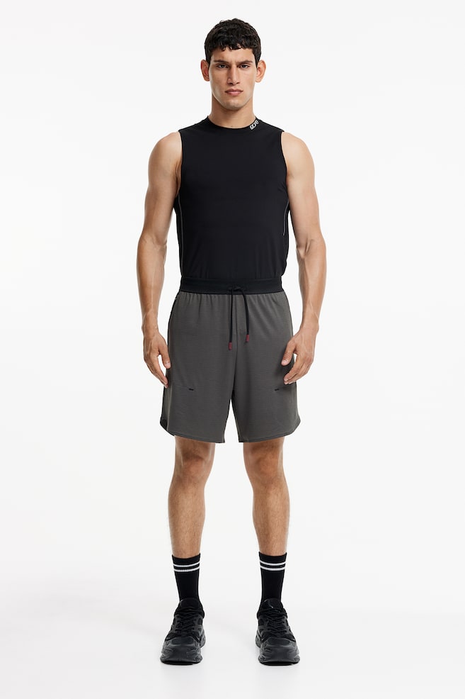 DryMove™ Sports shorts - Dark grey/Block-coloured/Black/Grey/Dark grey/Navy blue - 1