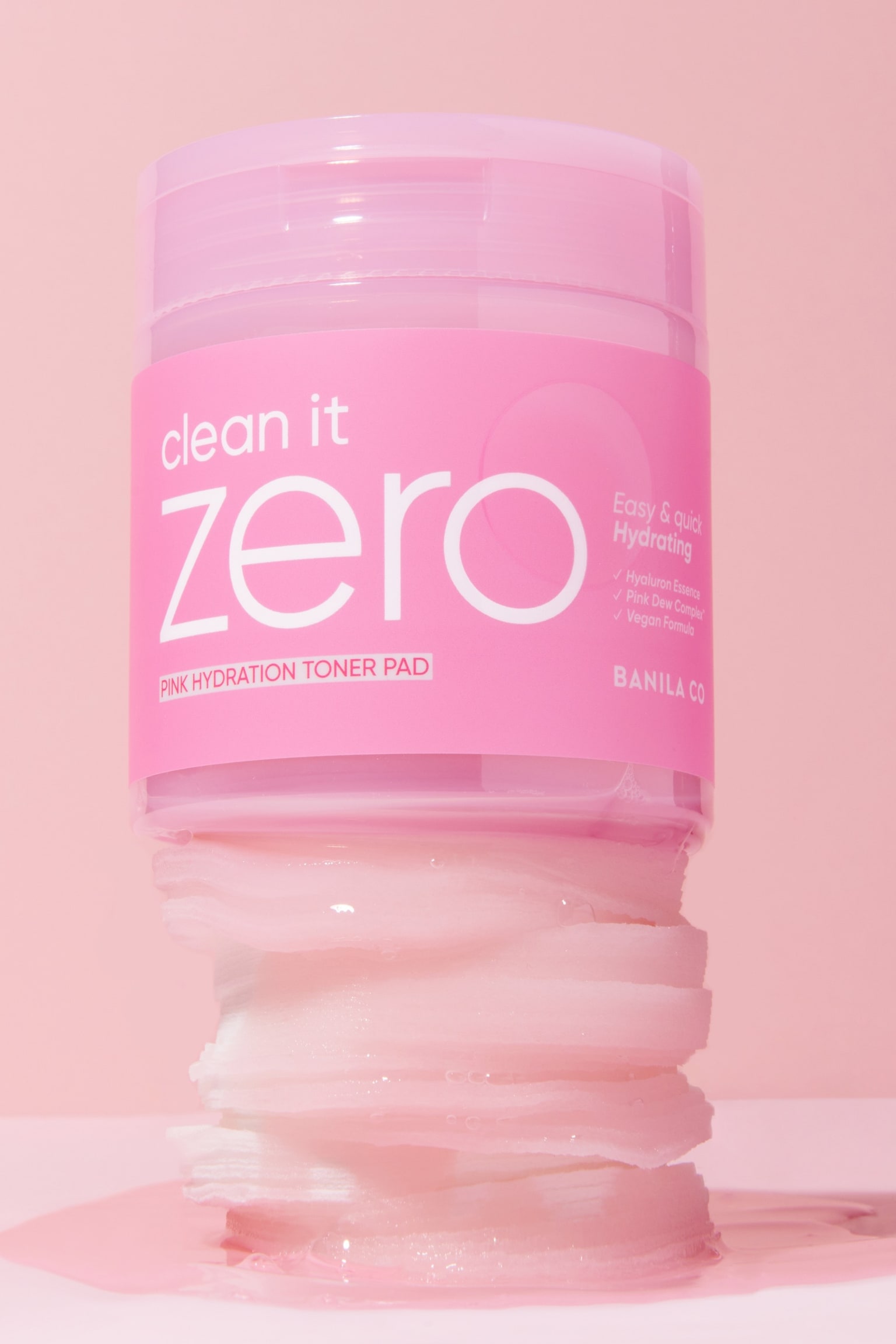 Clean It Zero Pink Hydration Toner Pads - Lyserød - 3