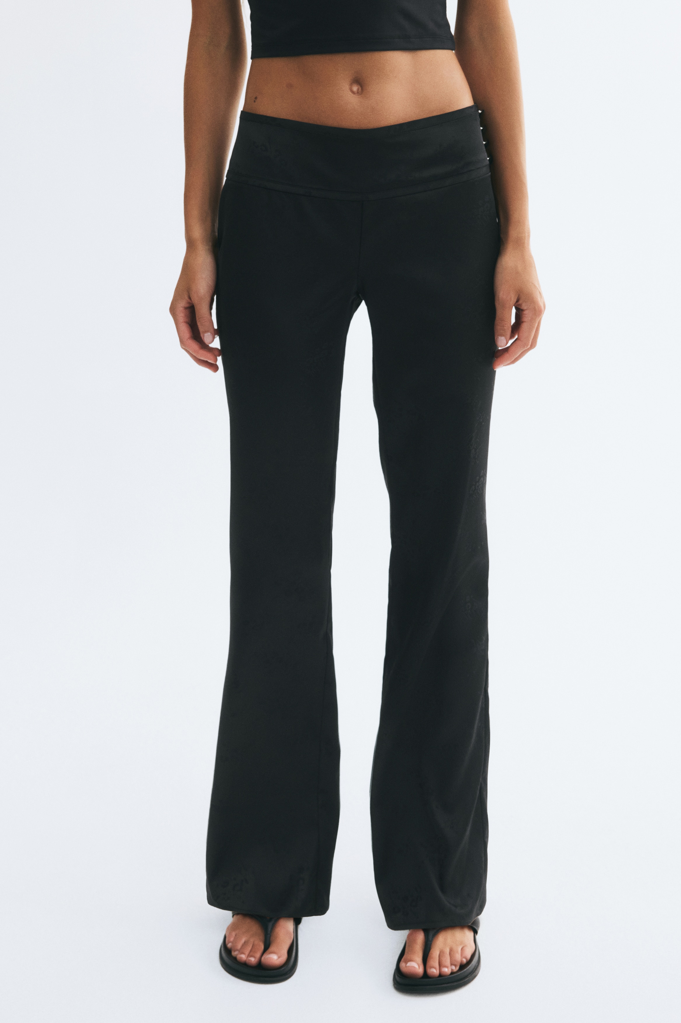 Jacquard-Weave Pants - thumbnail 2