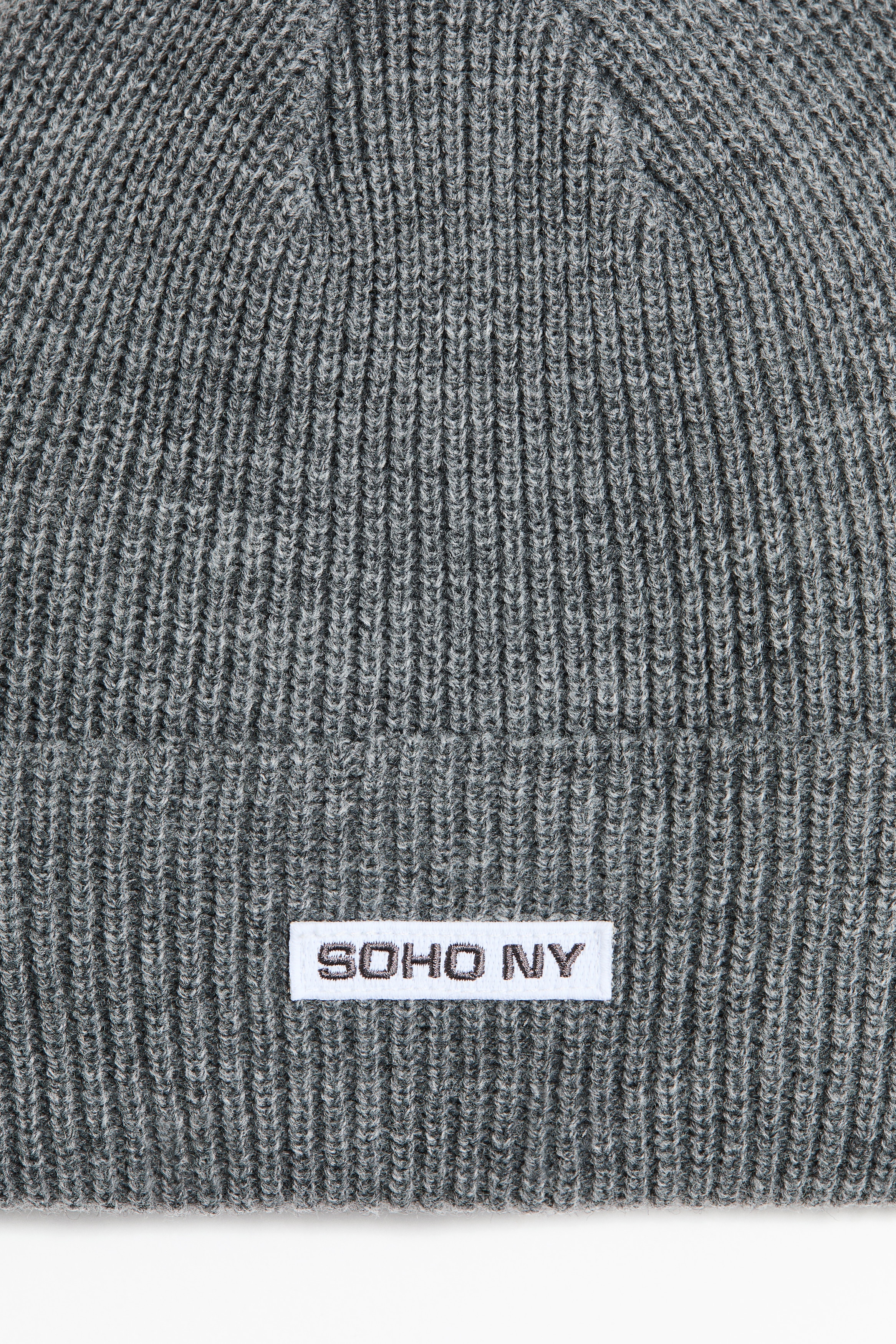 Ribbed Beanie Hat 2-Pack - Soft Acrylic Slouchy Knit Beanies For Men & Women, Black & Charcoal