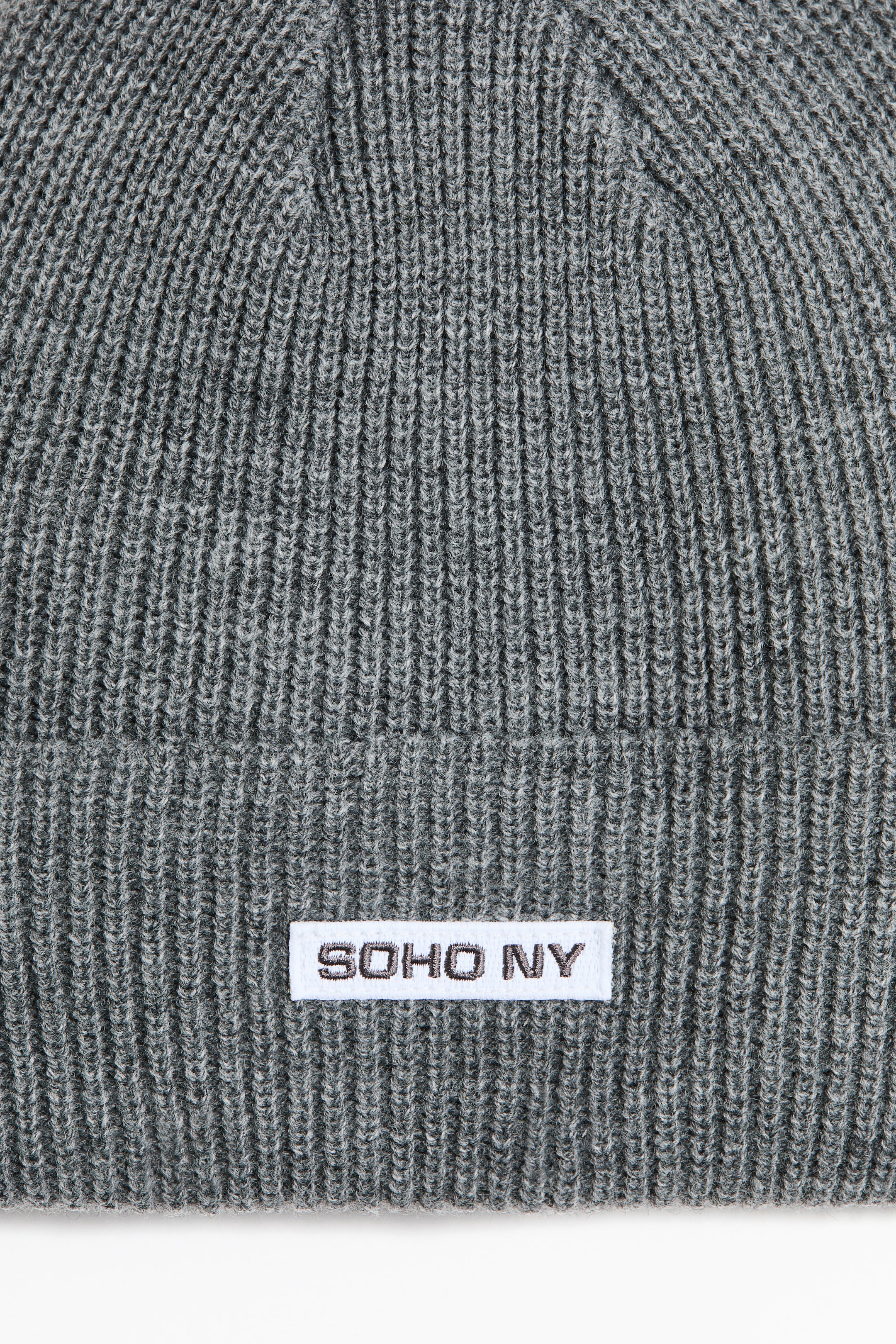 Ampliar la imagen: Rib-knit beanie - Gris - Men | H&M MX 2